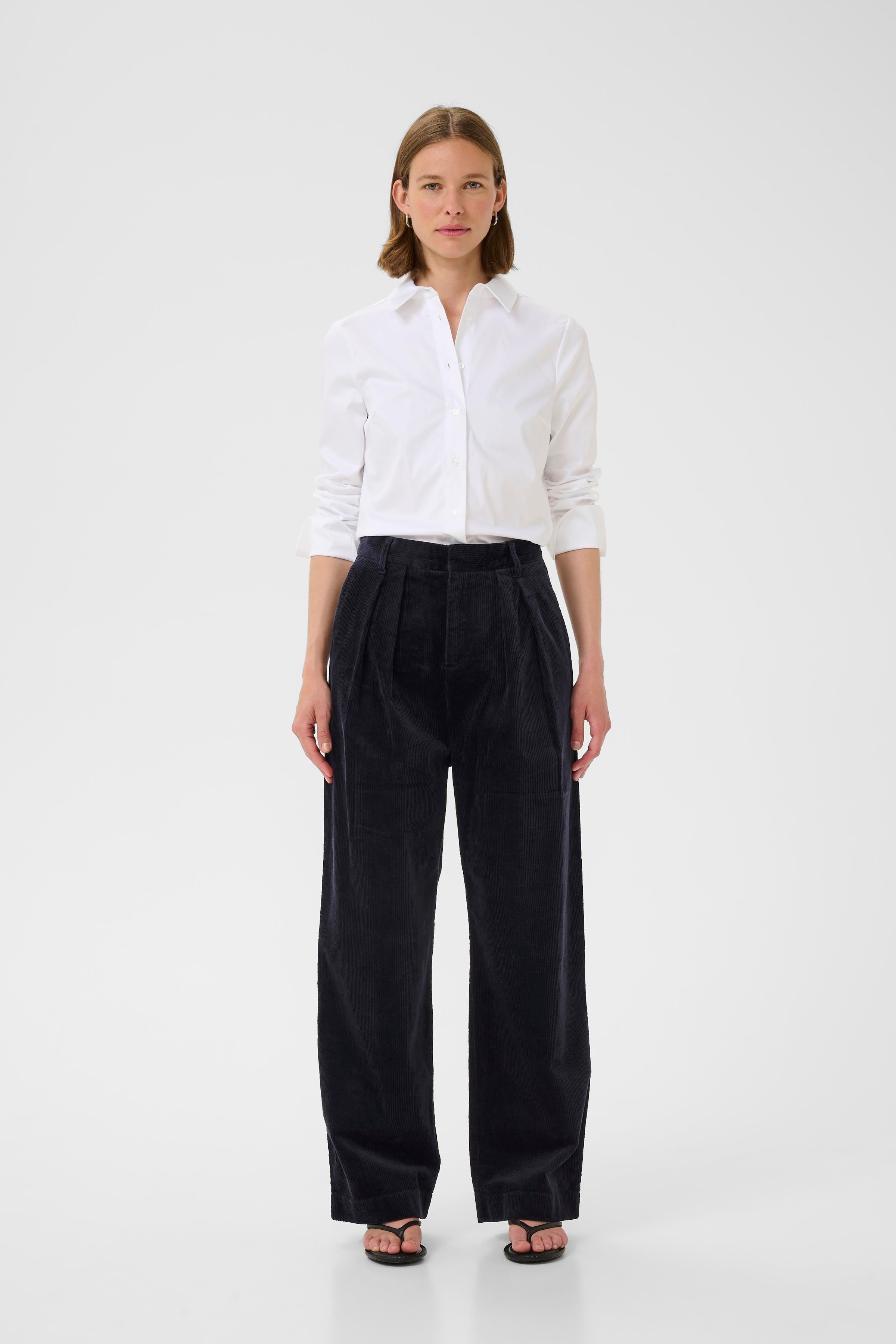 ToriIW Wide Byxor LOOKBOOK FRONT 30109783-300005