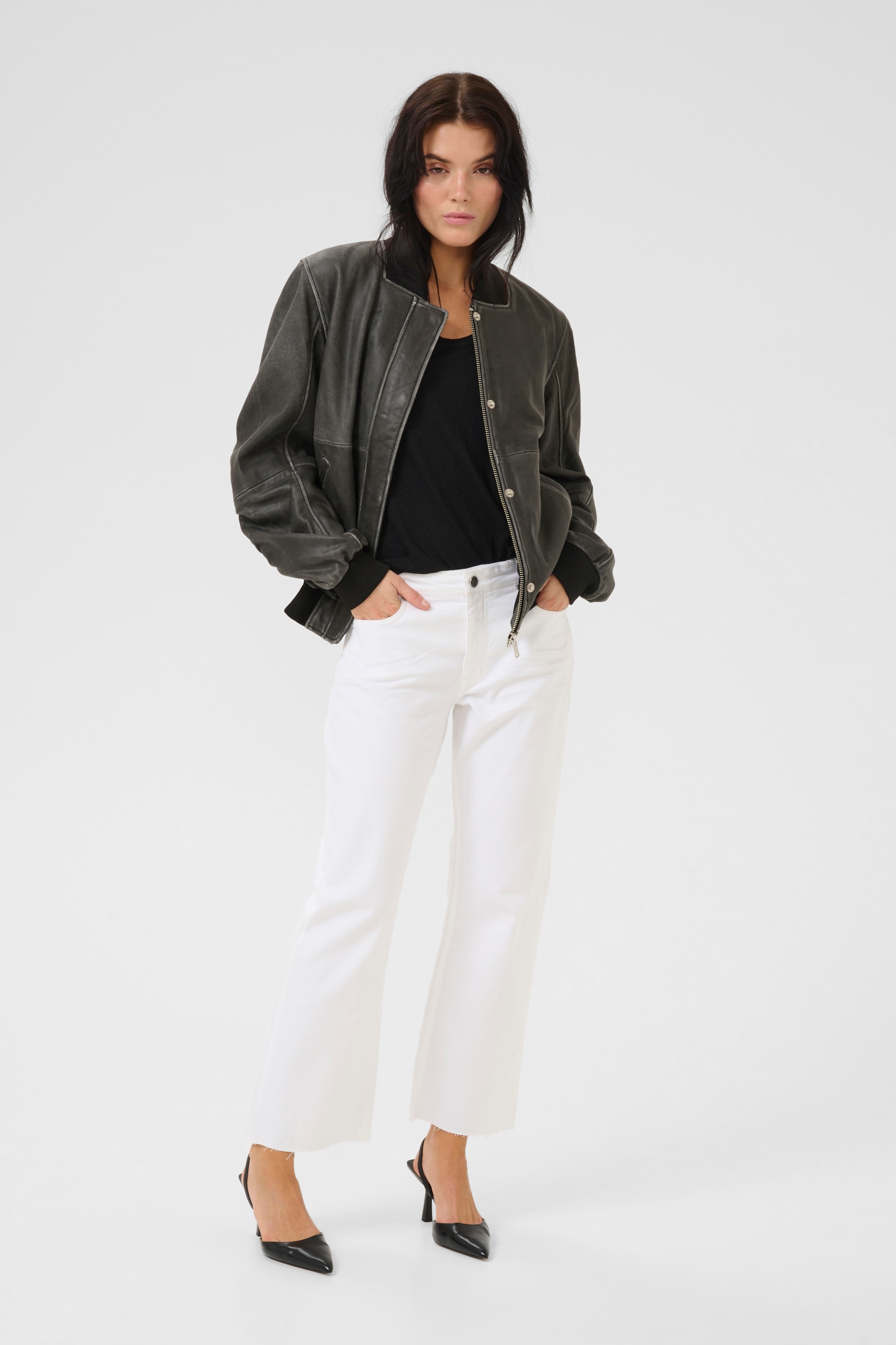 MWGilo Læderbomber LOOKBOOK FRONT 10704311-100081