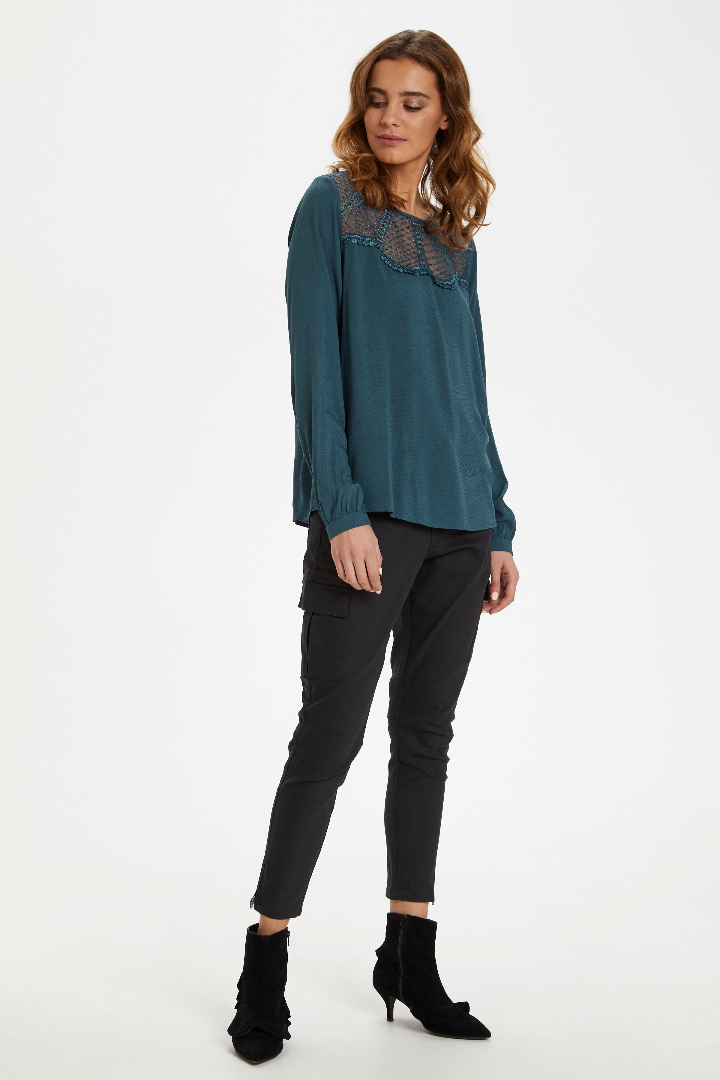 Langermet bluse LOOKBOOK FRONT 10503987-52642