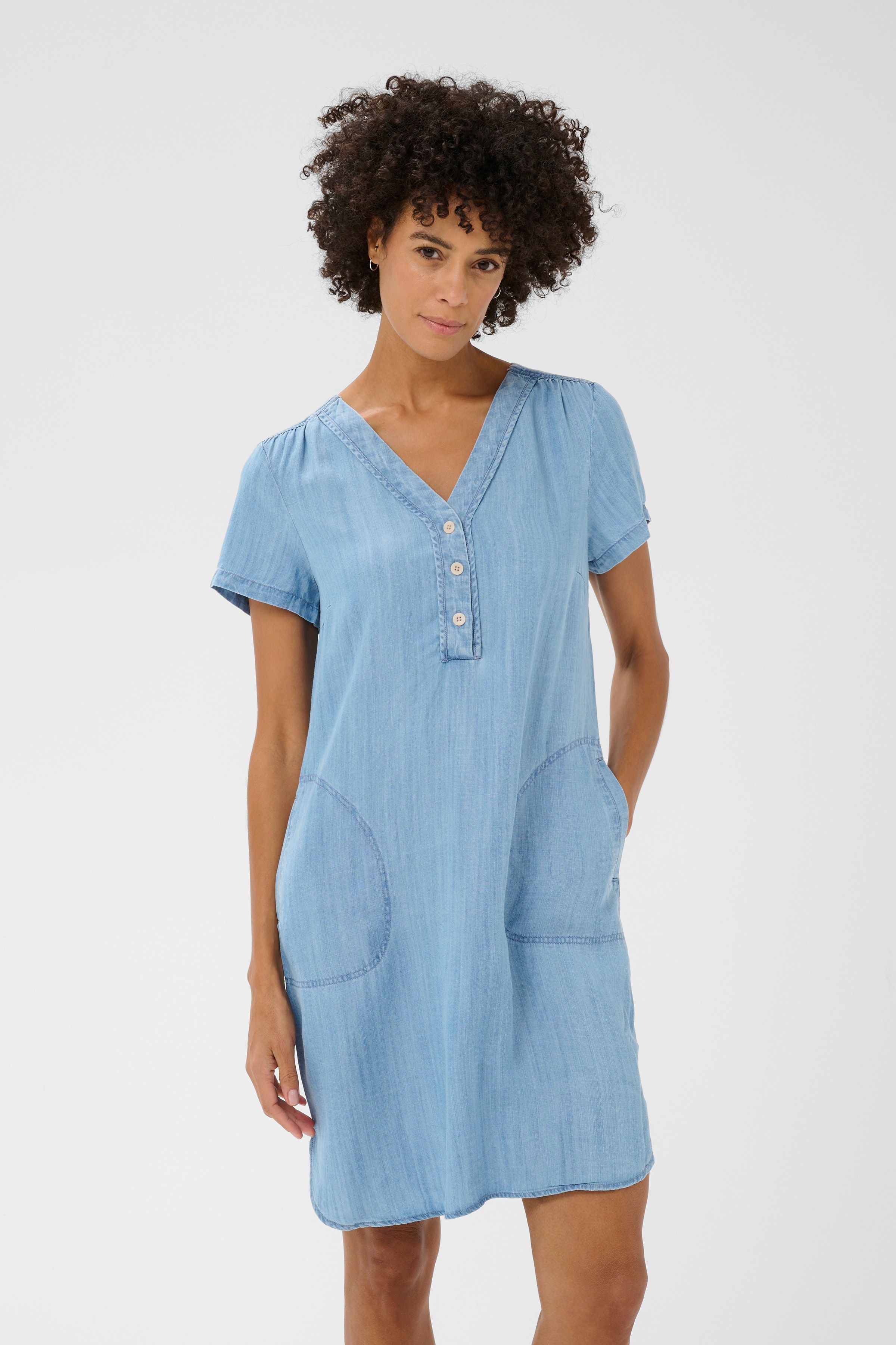 KaminasPW Denim dress LOOKBOOK FRONT 30306740-300155