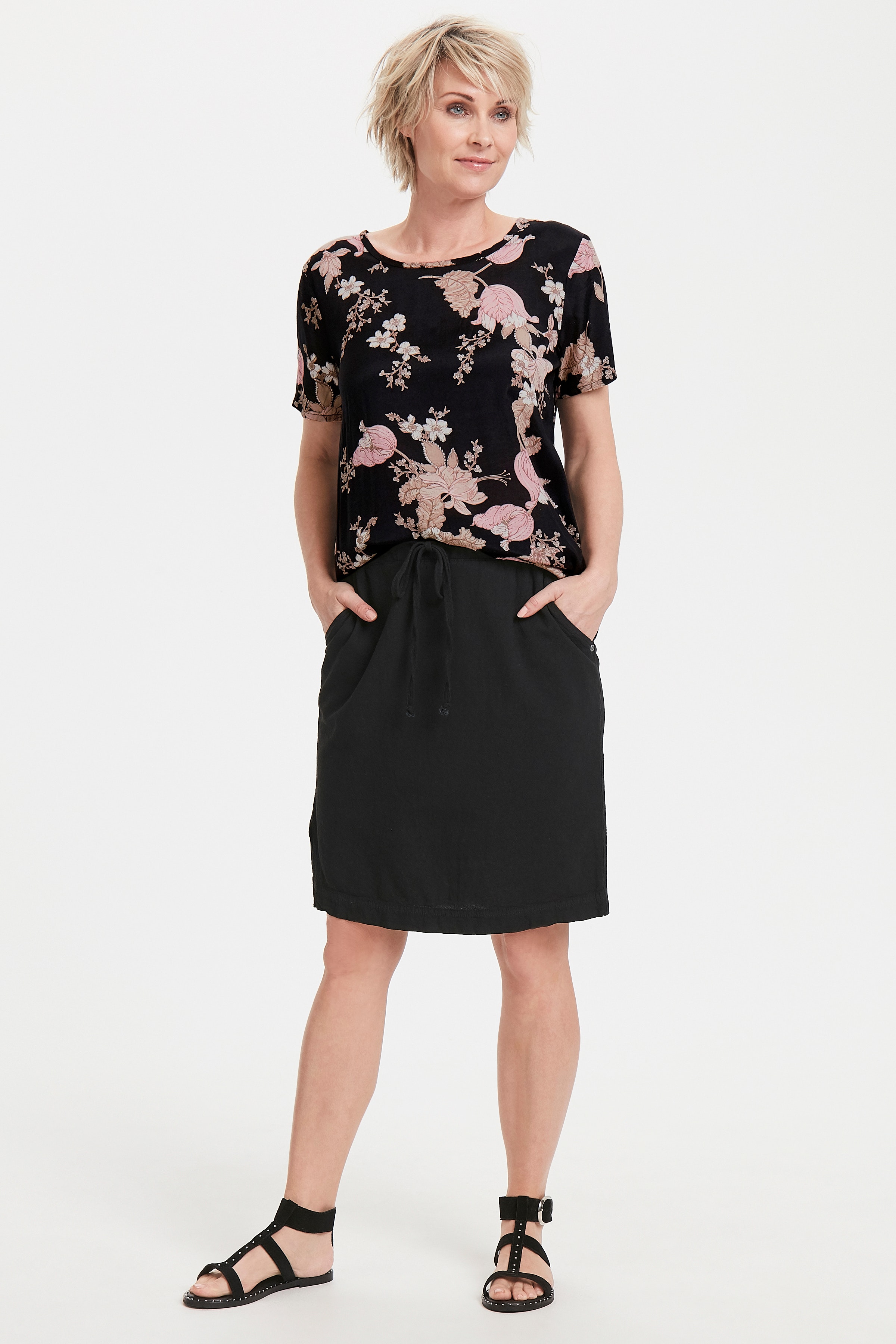 Kortärmad blus LOOKBOOK FRONT 10503135-50600