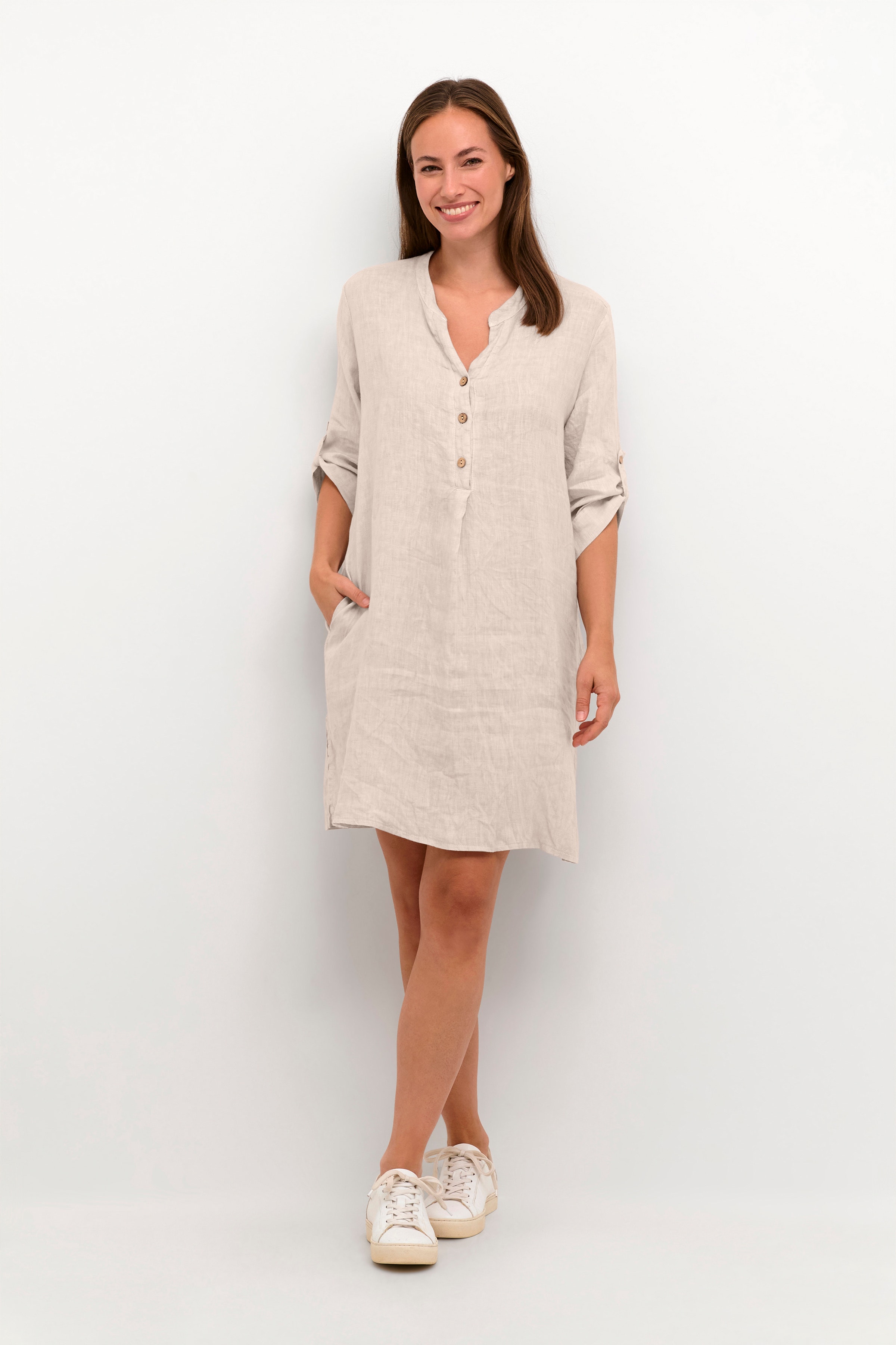 CRBellis Linen Dress LOOKBOOK FRONT 10611576-104537