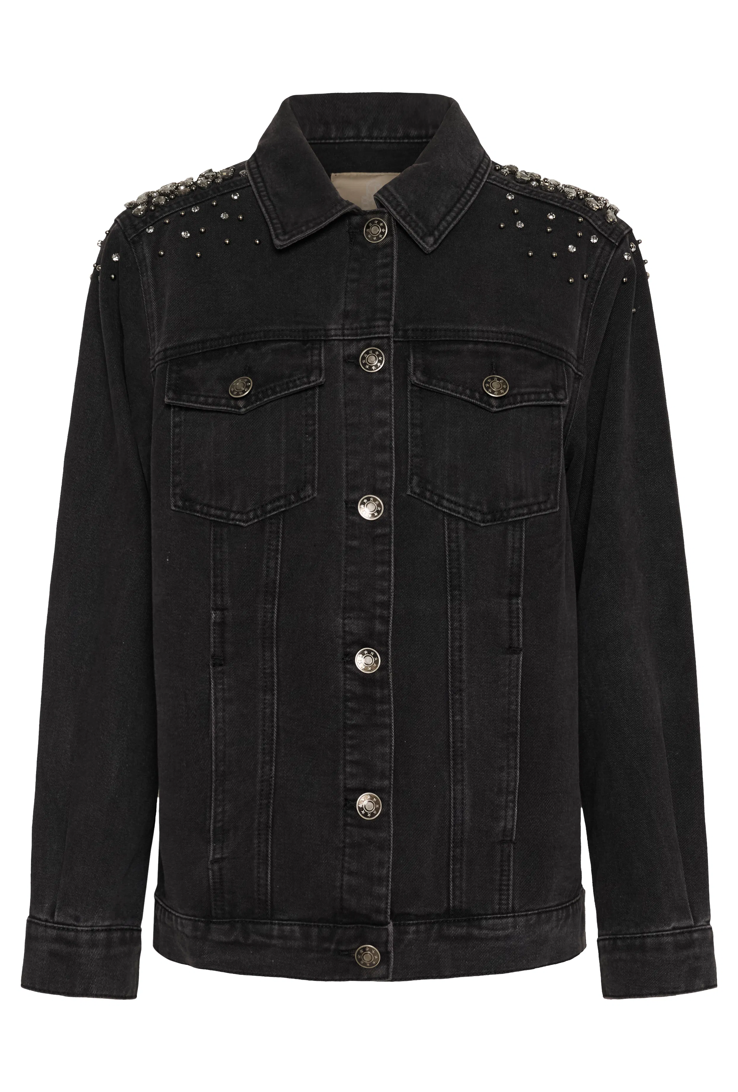CUcally Strass-Jeansjacke PACK FRONT 50112362-500064