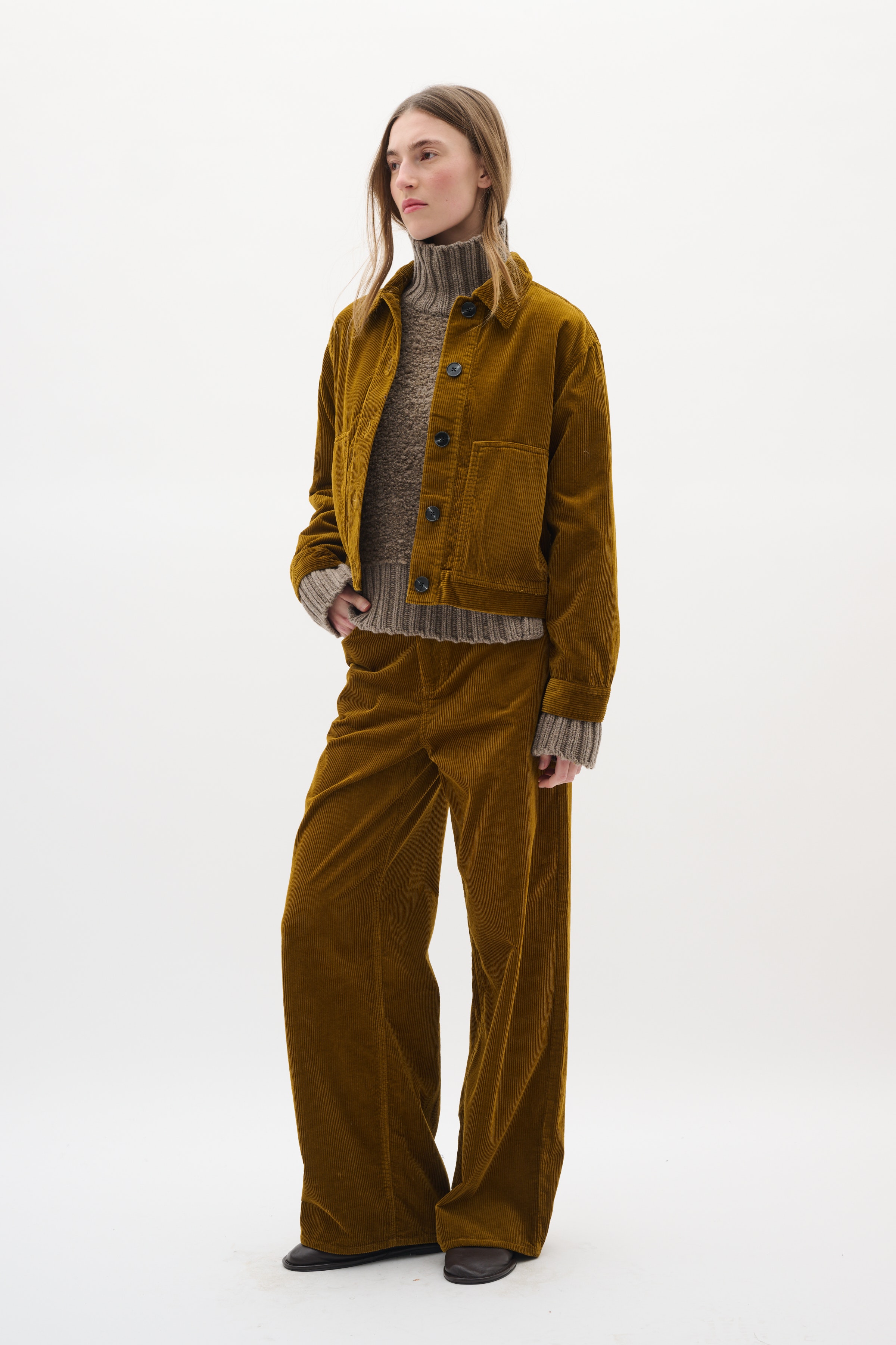 NanetteIW Wide Trousers LOOKBOOK FRONT 30110978-180840