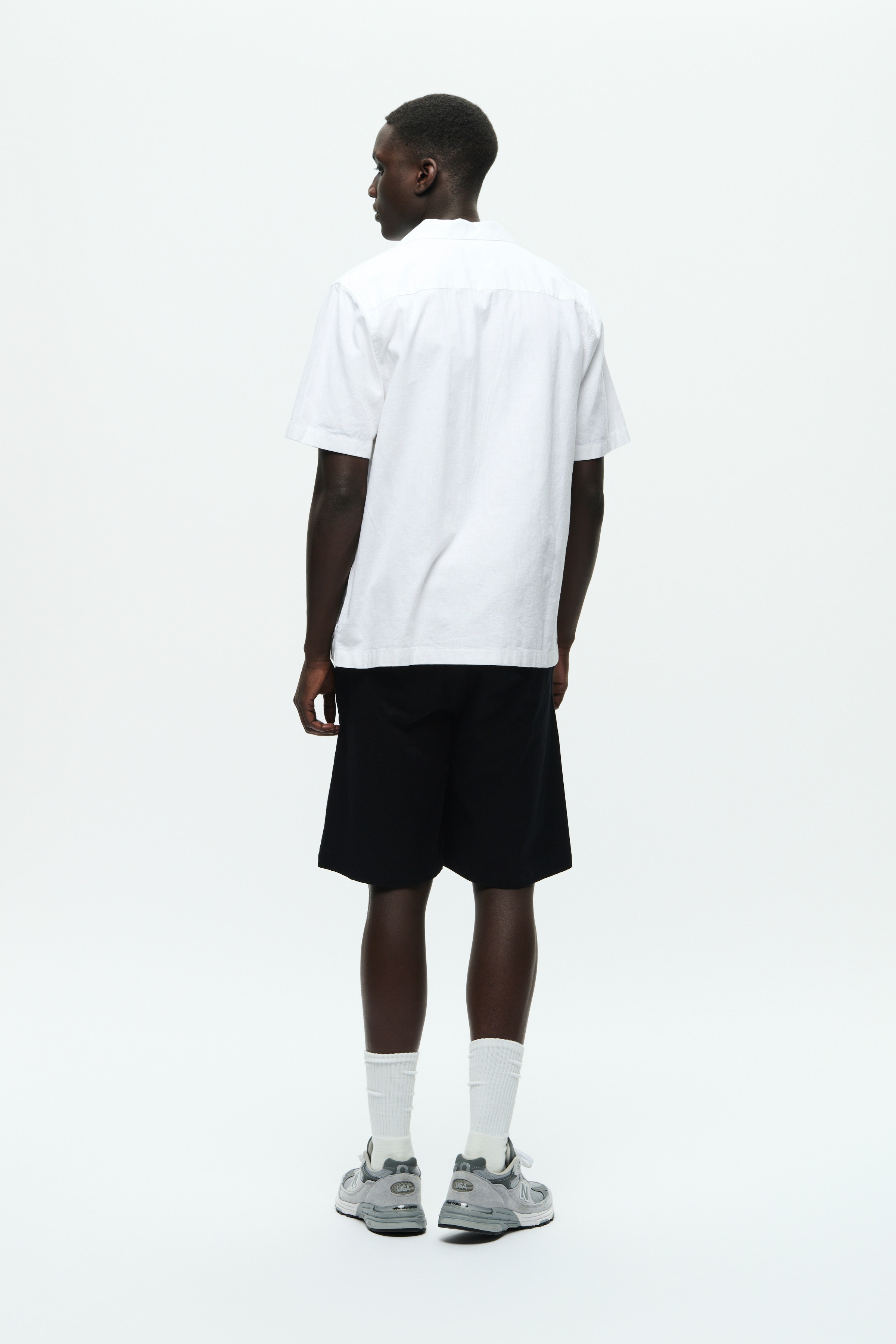 WWaaron Hør Skjorte LOOKBOOK BACK 30251403-114001