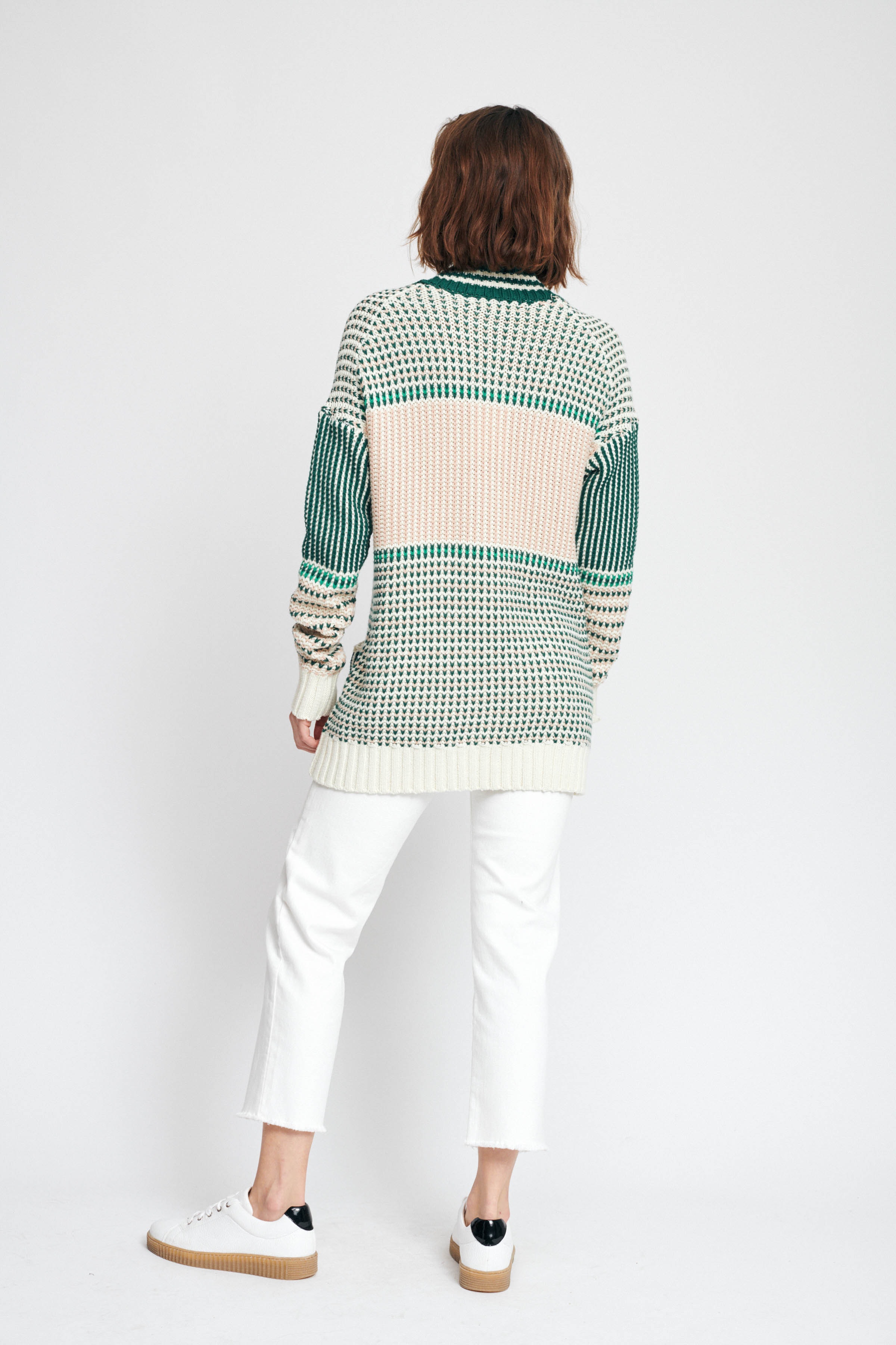 Reka Strikcardigan LOOKBOOK BACK 30104009-11365