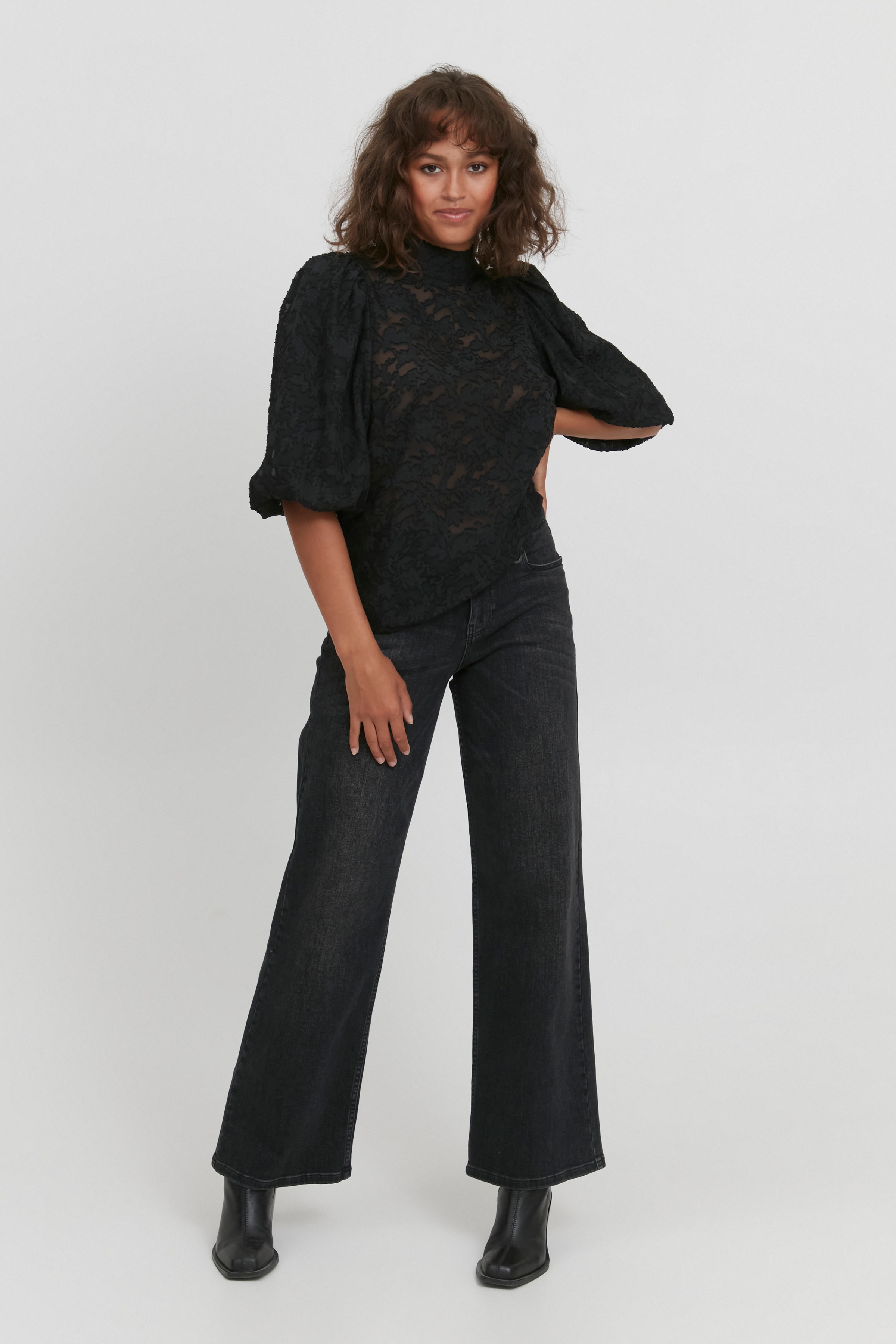 Kortærmet bluse LOOKBOOK FRONT 50206618-193911