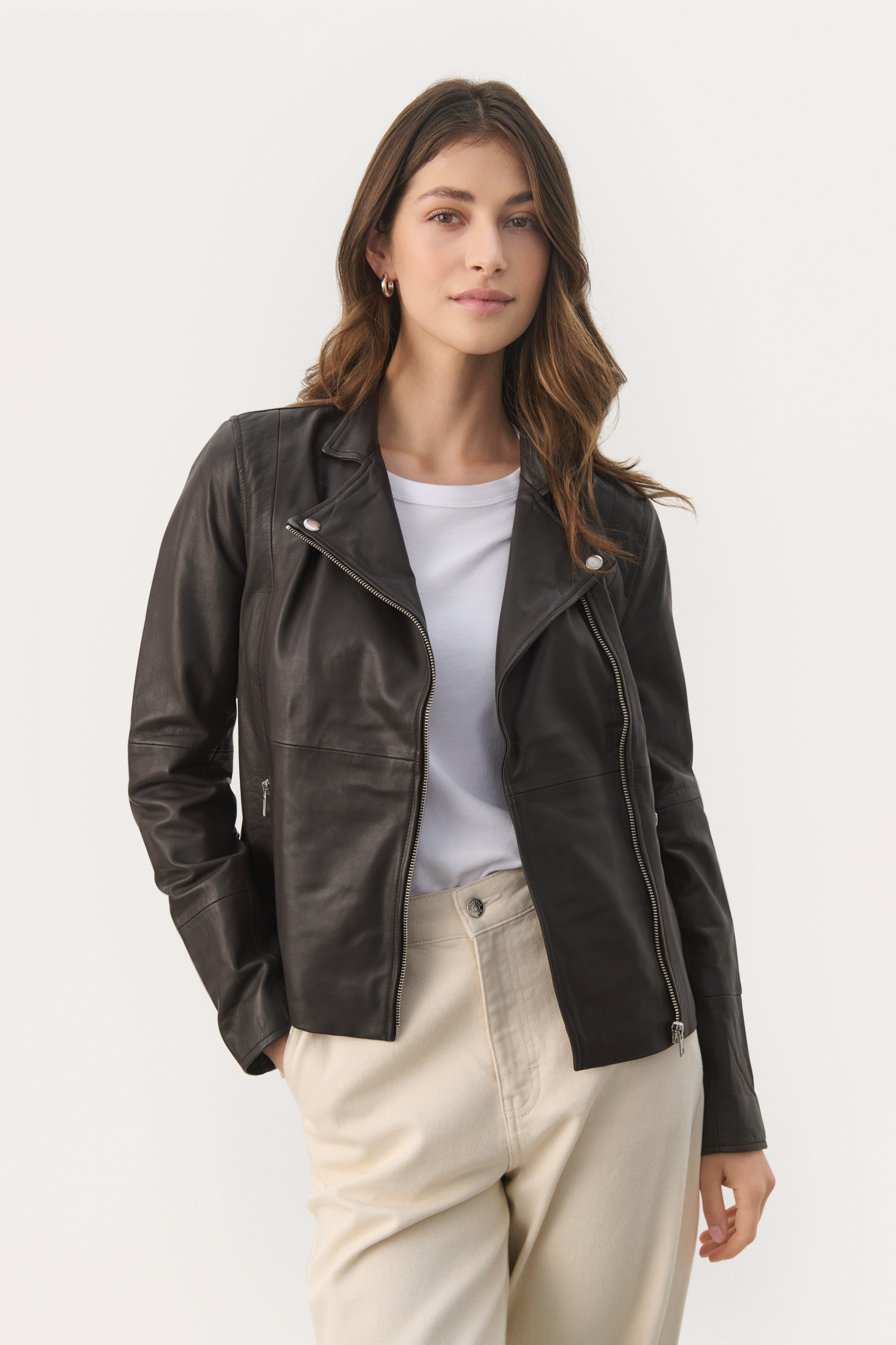 FrancesPW Leather jacket LOOKBOOK FRONT 30305718-191106