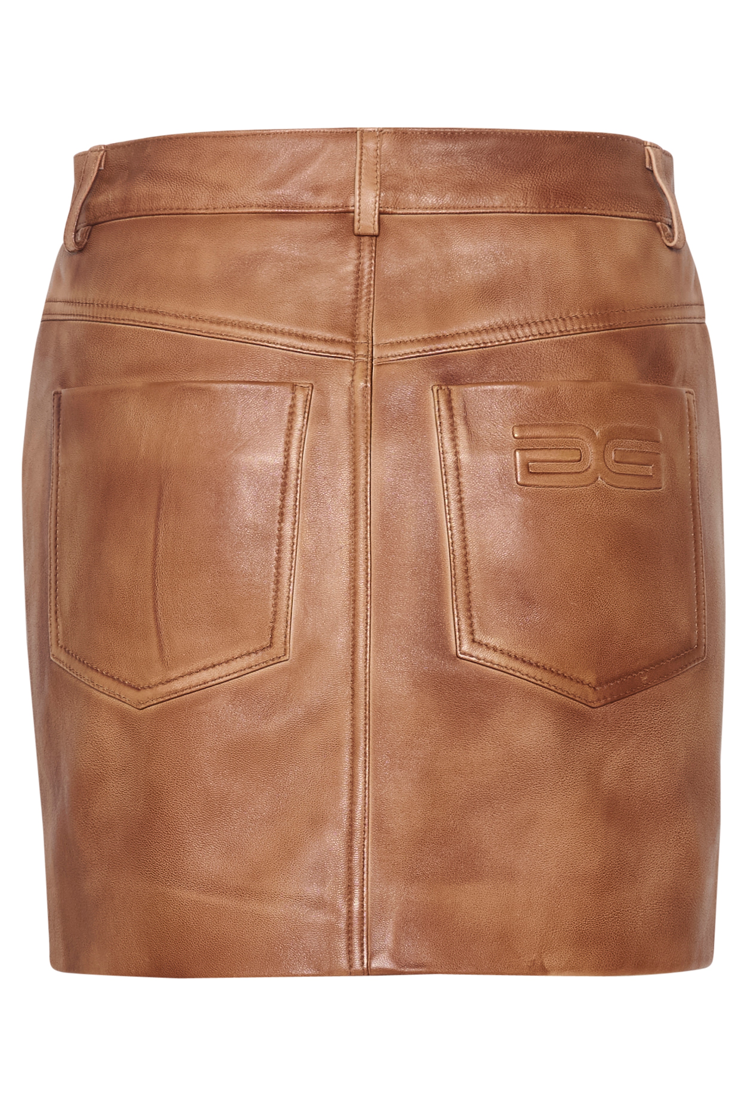 LucinaGZ Leren rok PACK BACK 10909246-105698