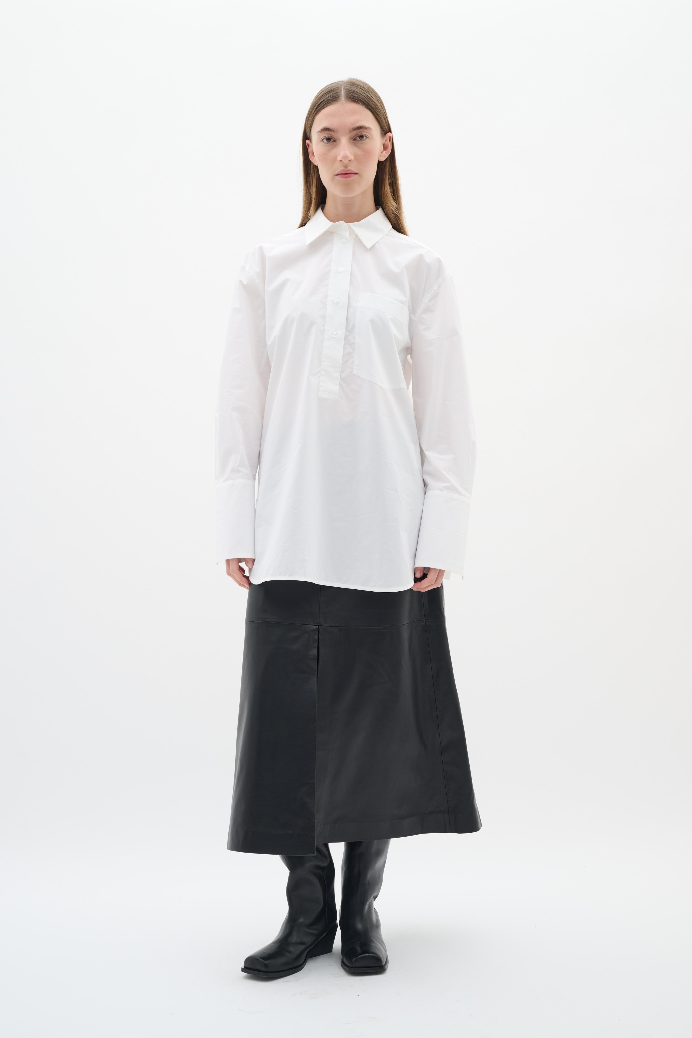 AtlasIW Oversize Skjorta LOOKBOOK FRONT 30110885-300001
