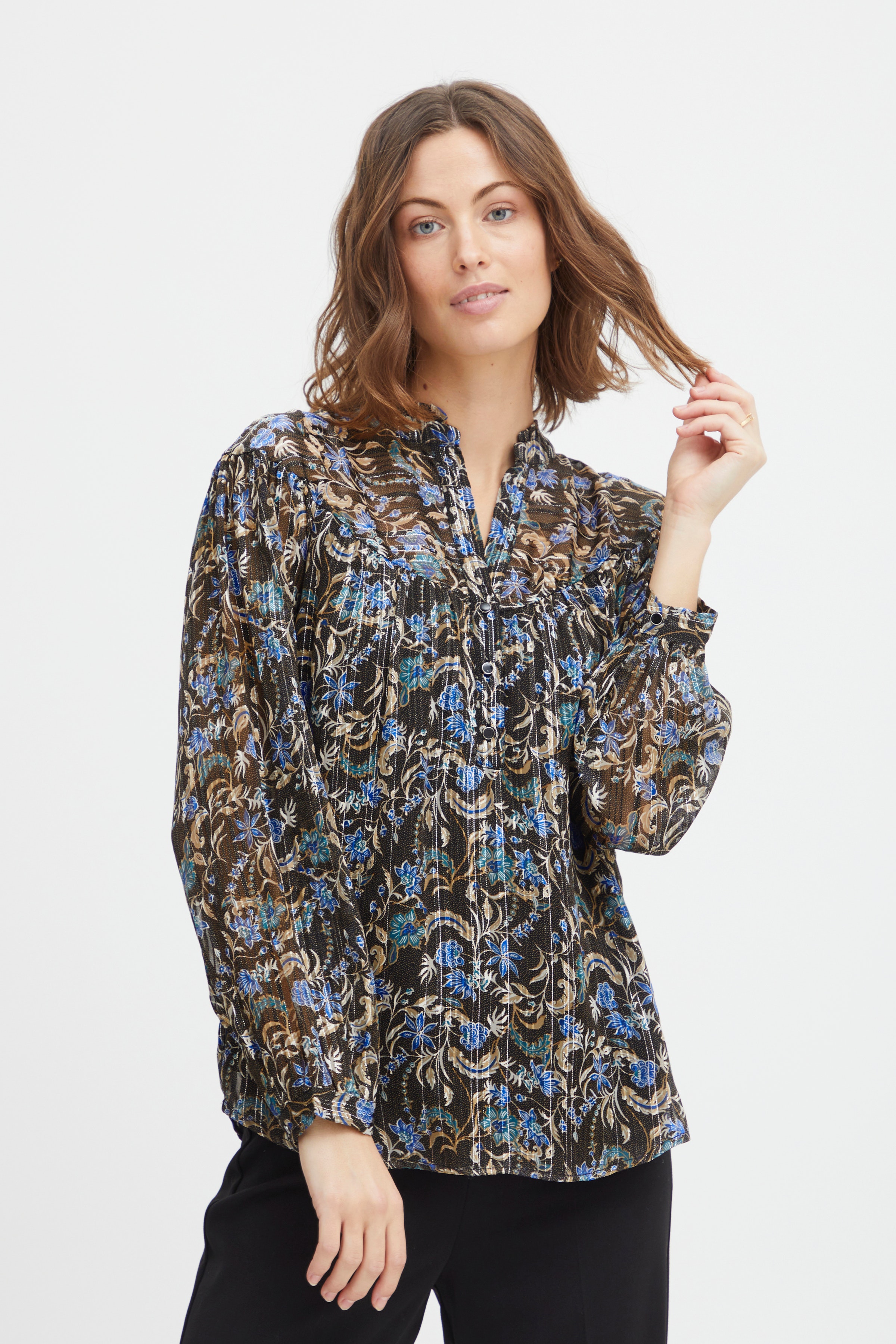 Langærmet bluse LOOKBOOK FRONT 20611410-201622