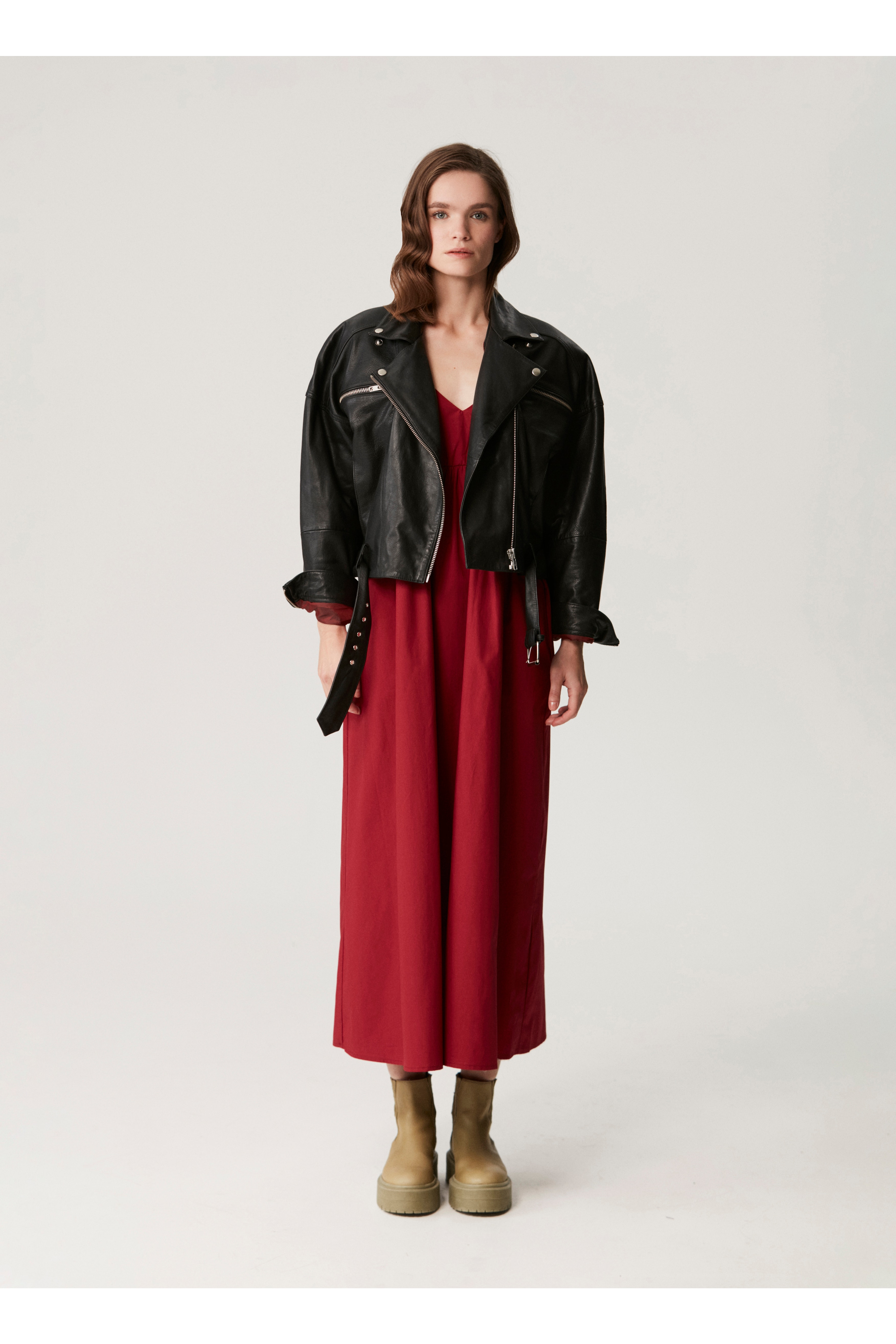 SalkaGZ Leather jacket LOOKBOOK FRONT 10905352-100017