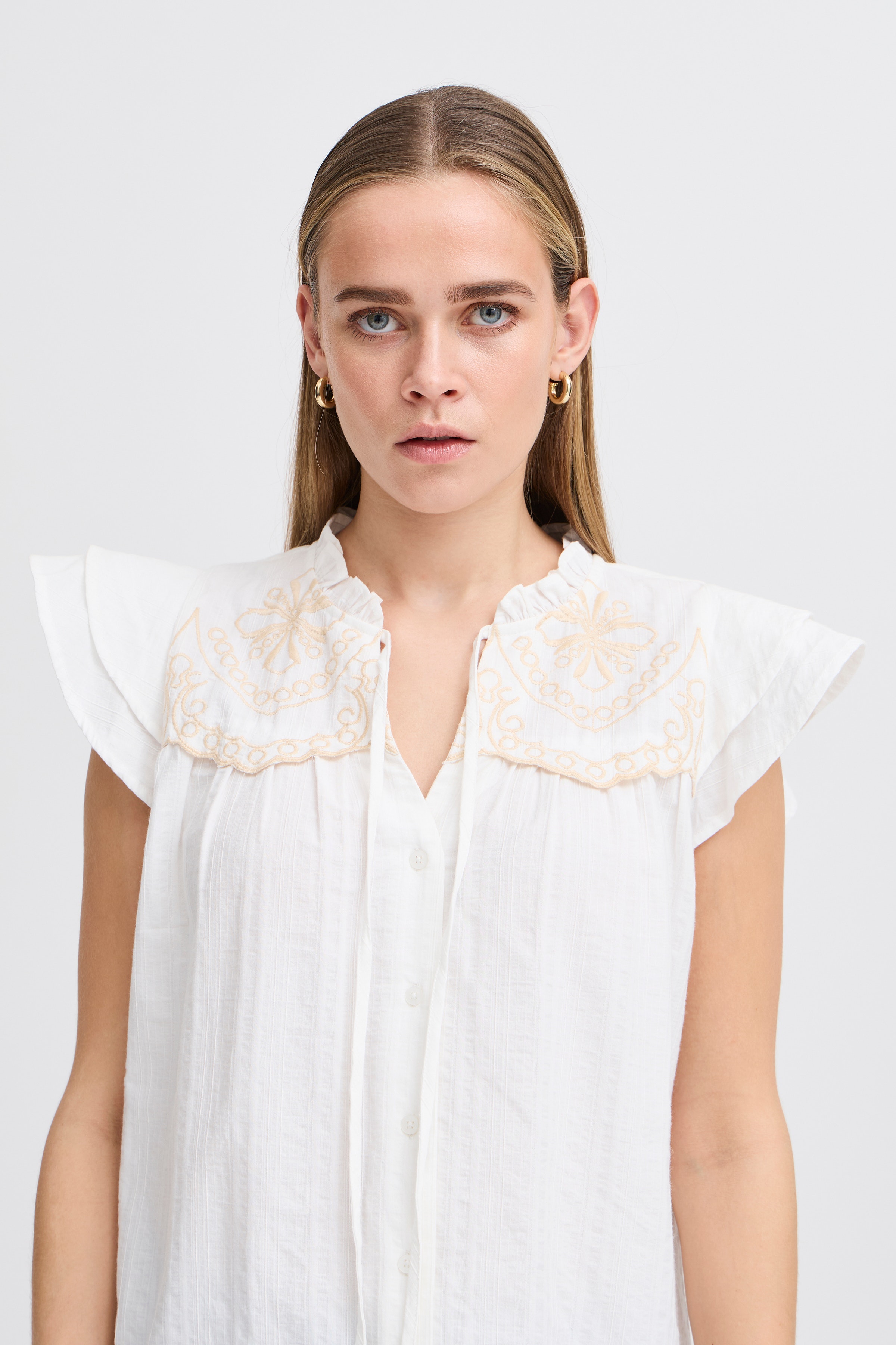 atelier reve IHGAELLE Blouse with short sleeve