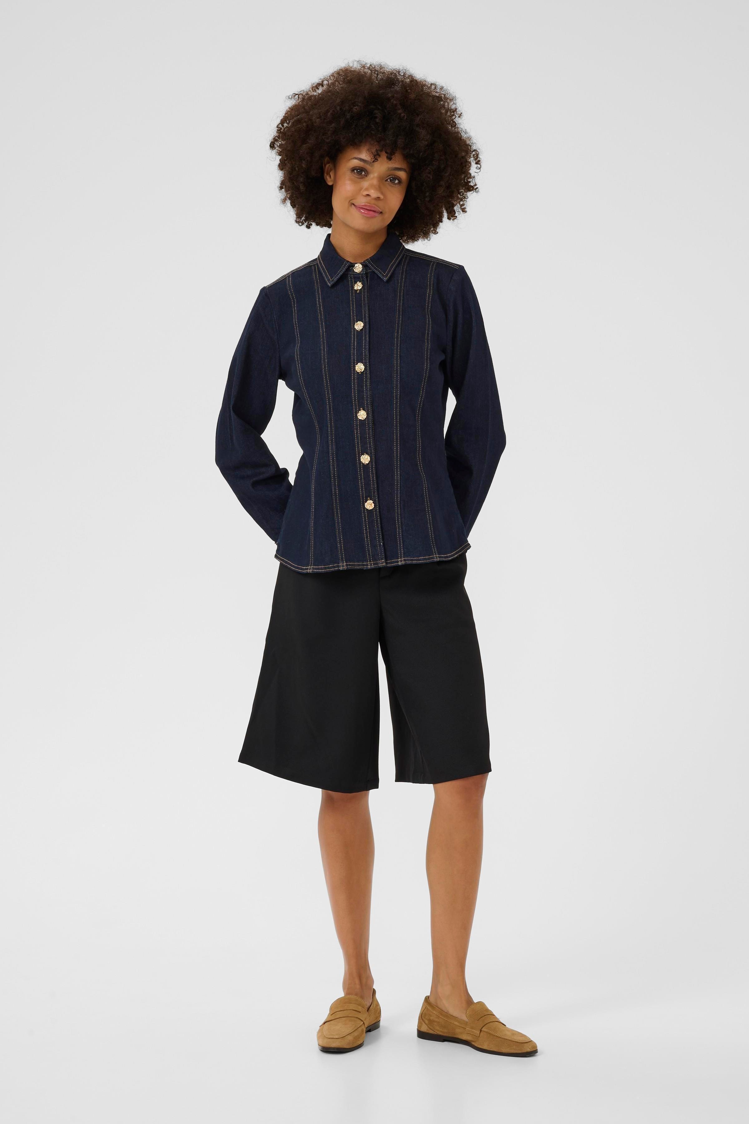 CUbobbie Denimskjorta LOOKBOOK FRONT 50112271-500119