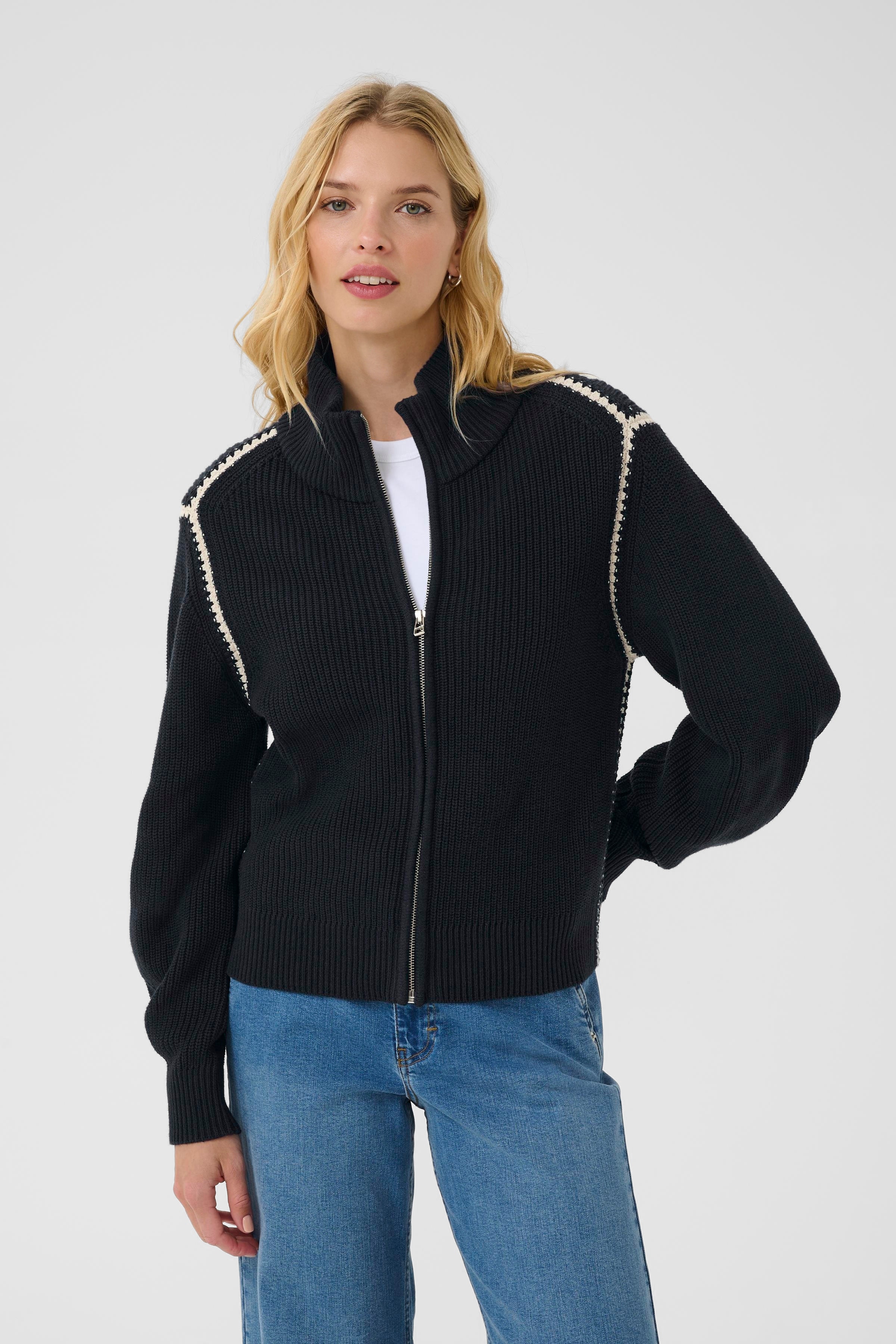 SemraPW Cardigan LOOKBOOK FRONT 30309984-304241