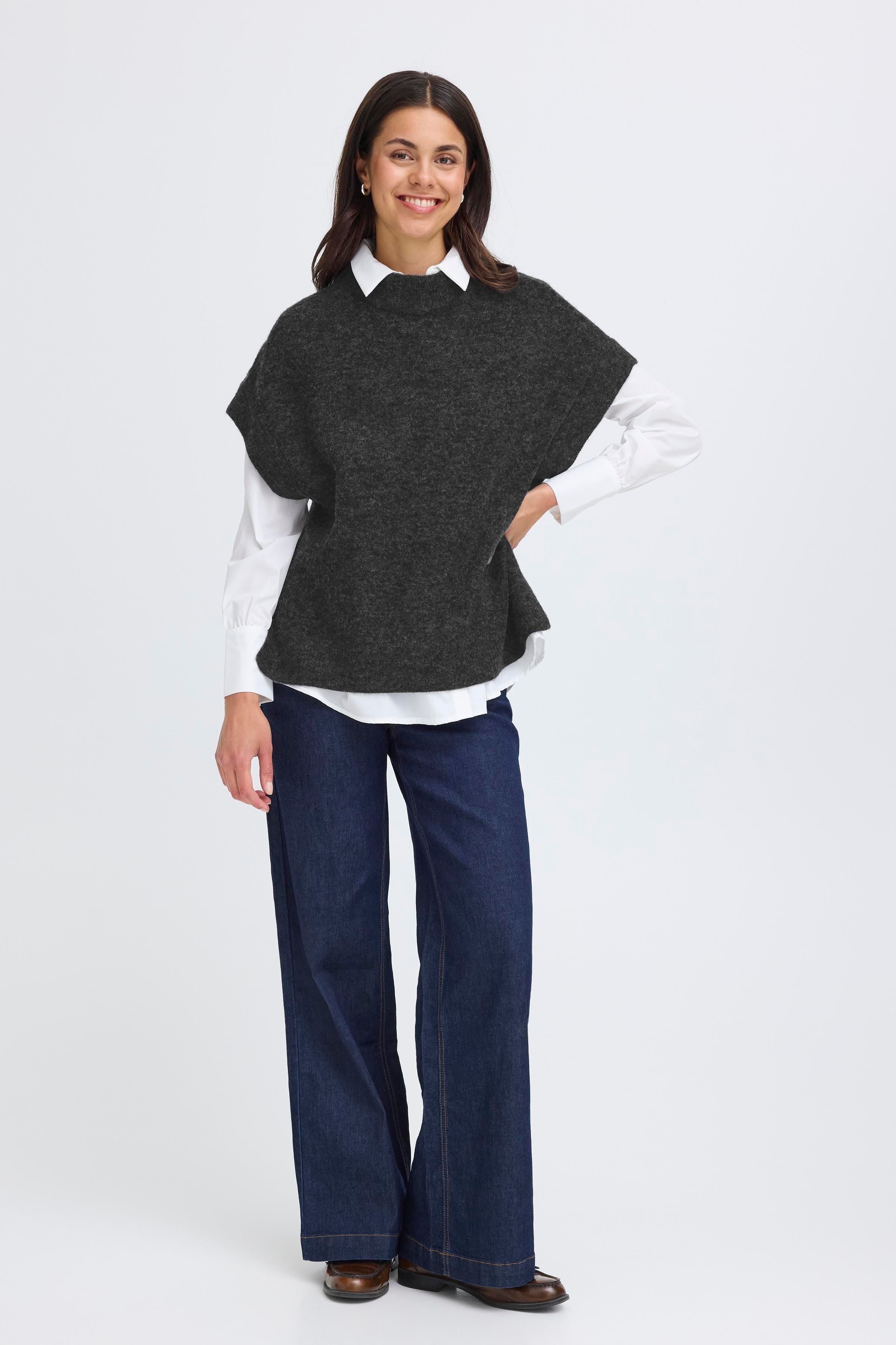 FRSANNY Strik vest LOOKBOOK FRONT 20612836-202490