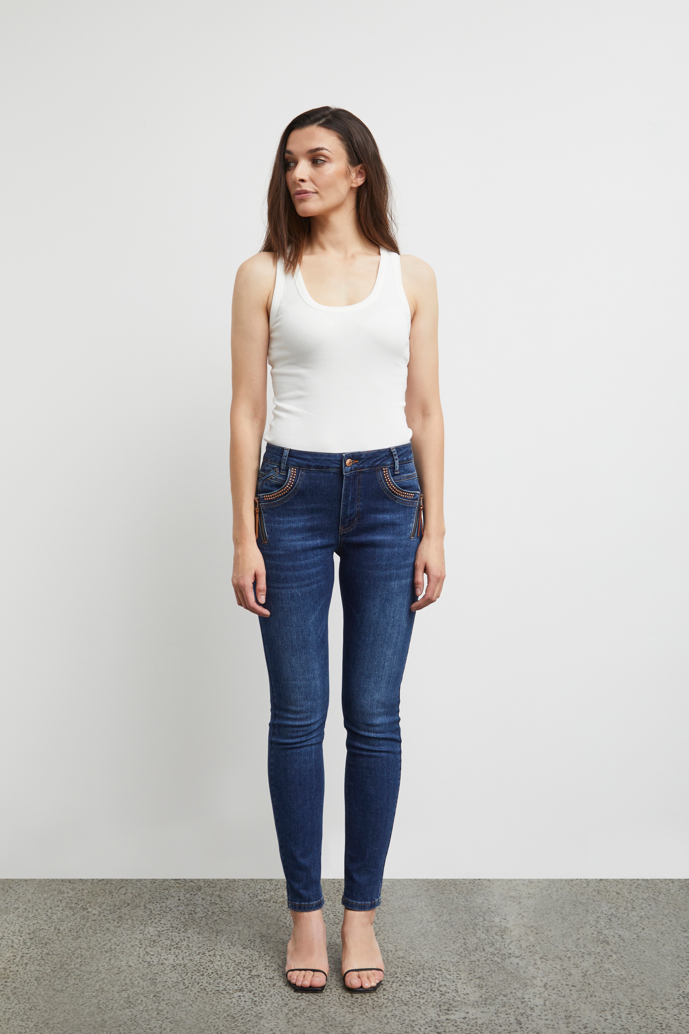 PZCARMEN HW Jeans Skinny Leg LOCATION NONE 50207216-200005