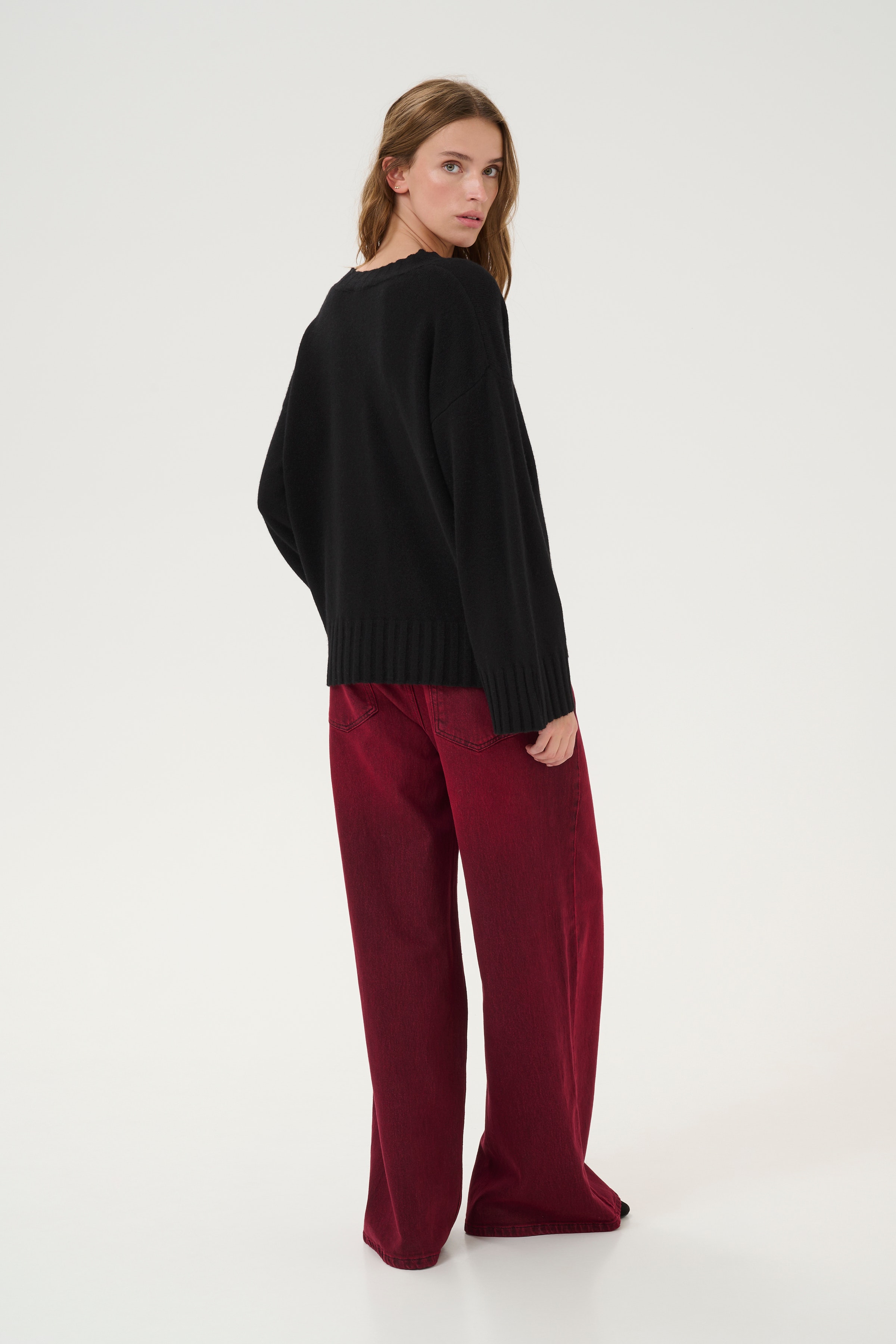 HuxiMW pullover in Wolle und Kaschmir LOOKBOOK BACK 10704959-100031