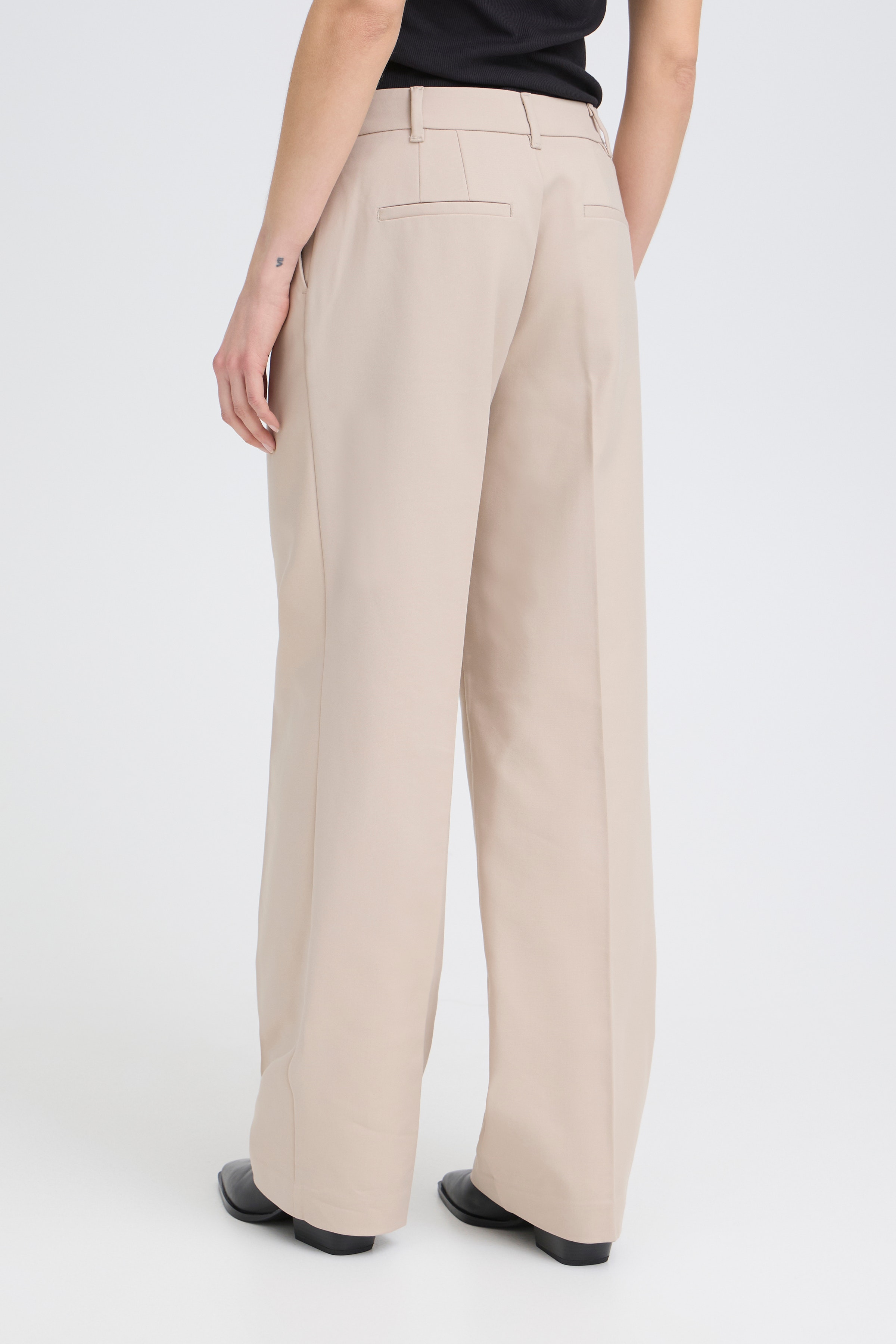 PZBINDY High Waist Wide Leg Bukser LOOKBOOK BACK 50210334-161103