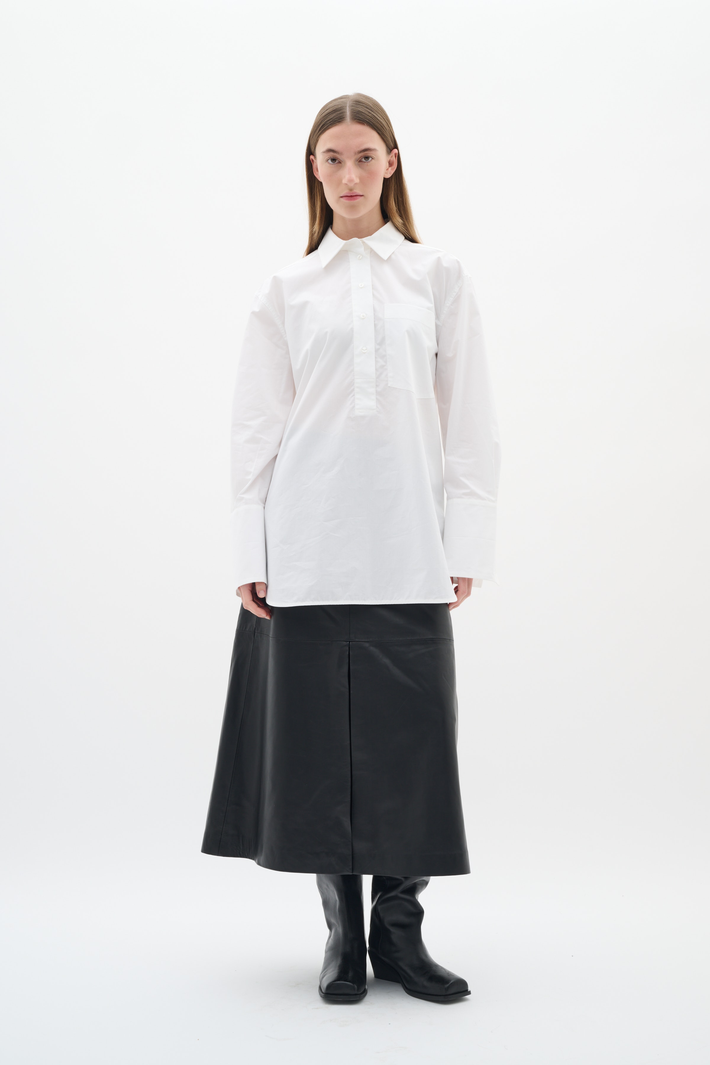 AtlasIW Oversize Skjorta LOOKBOOK FRONT 30110885-300001