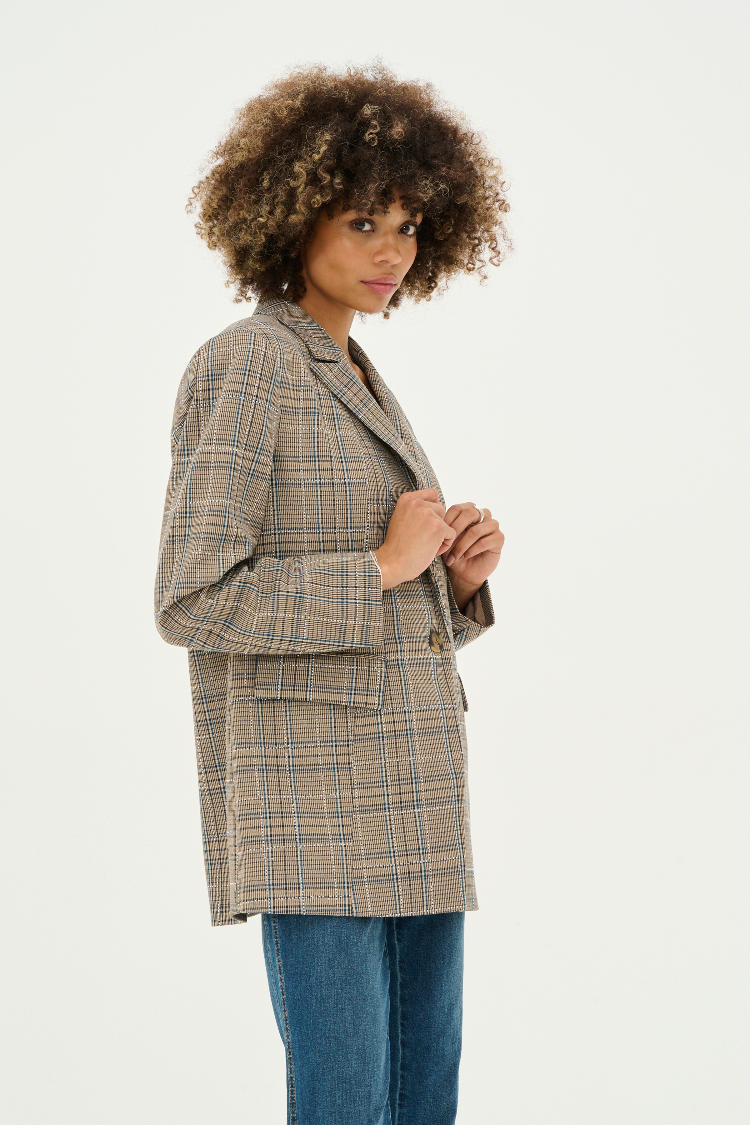 CUcatriona Blazer mit Strasssteinen LOOKBOOK FRONT 50111605-500102