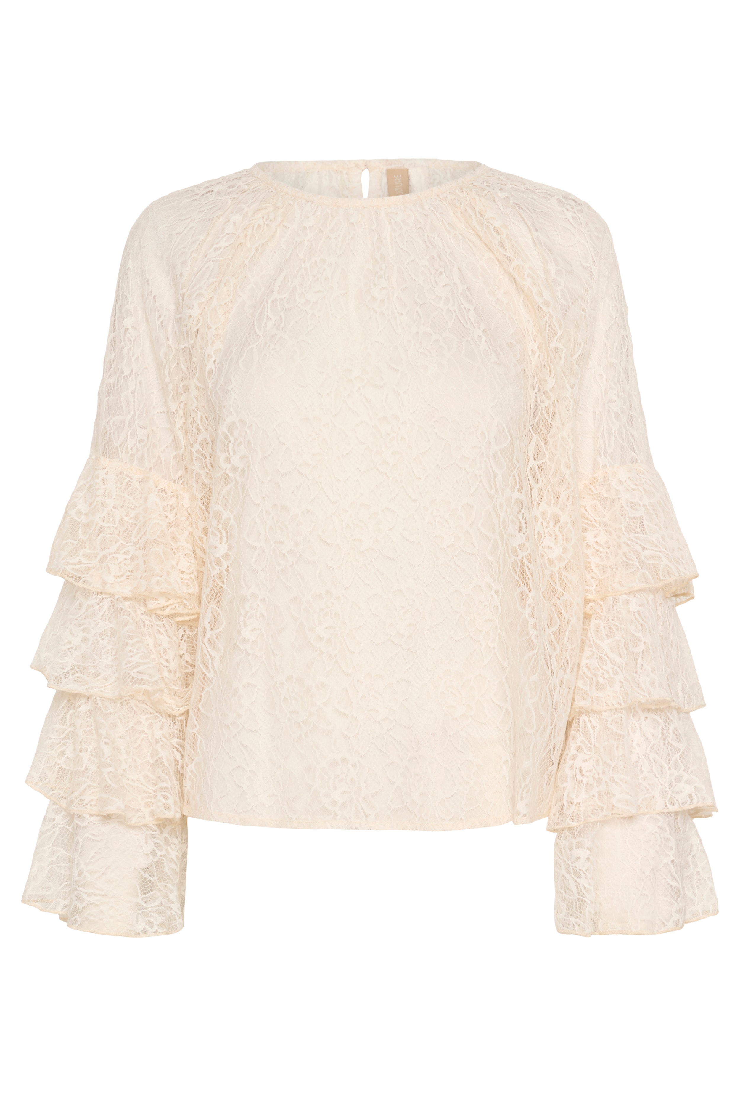 CUclemency Bluse med flæseærmer PACK FRONT 50112497-120304