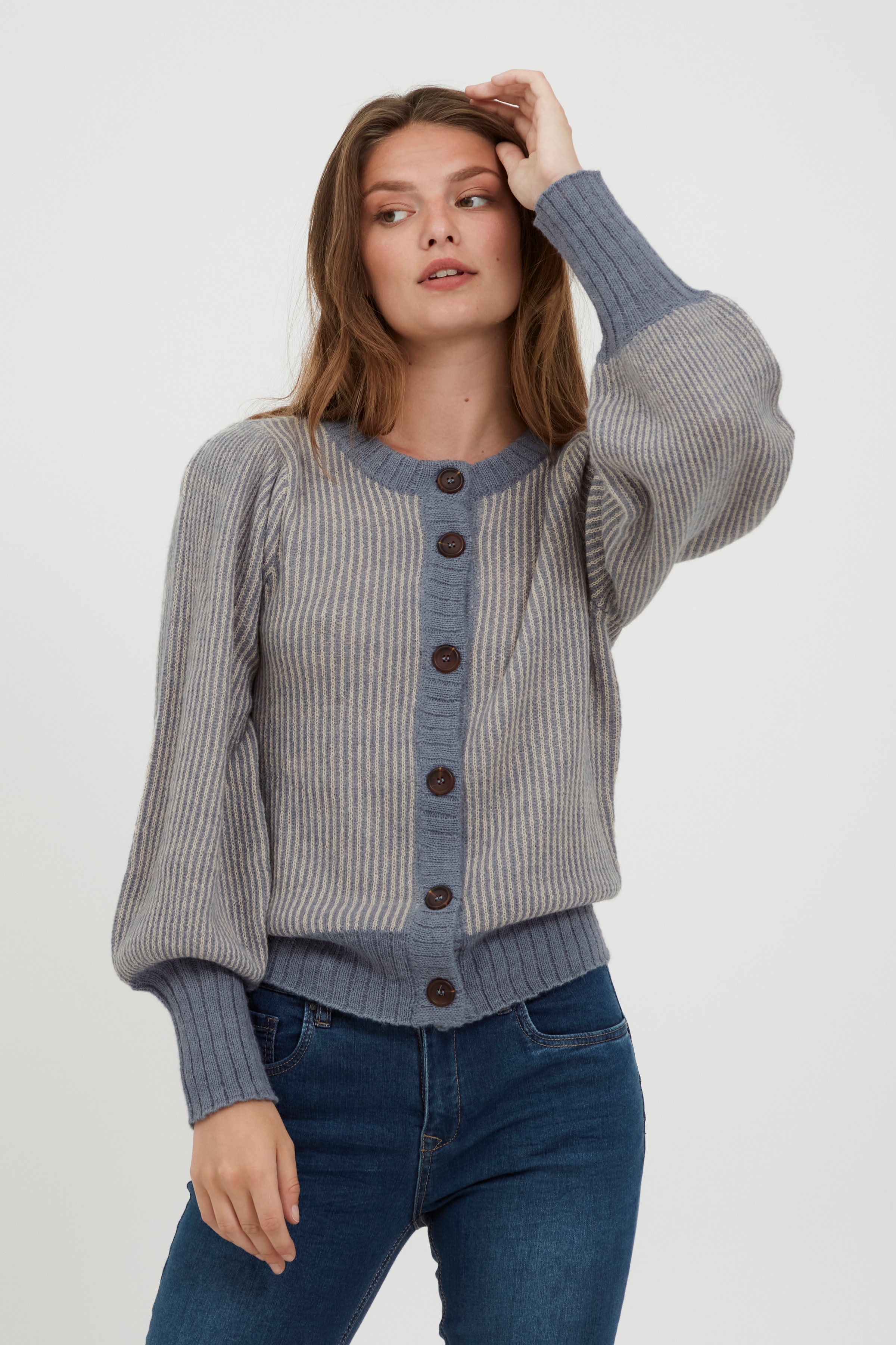 Strikket cardigan LOOKBOOK FRONT 20404180-200876