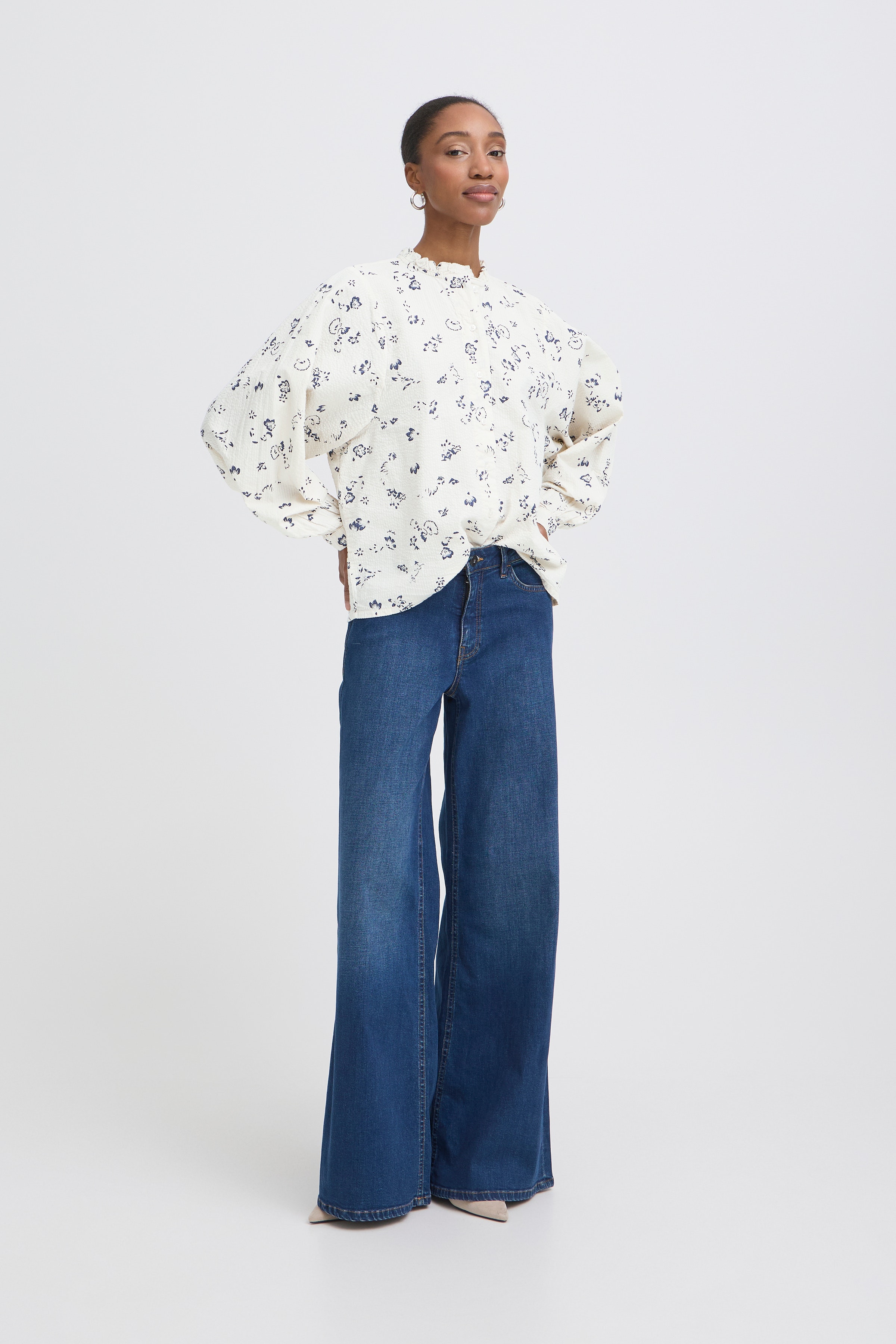 IHQWINA Skjorte LOOKBOOK FRONT 20125170-900004167