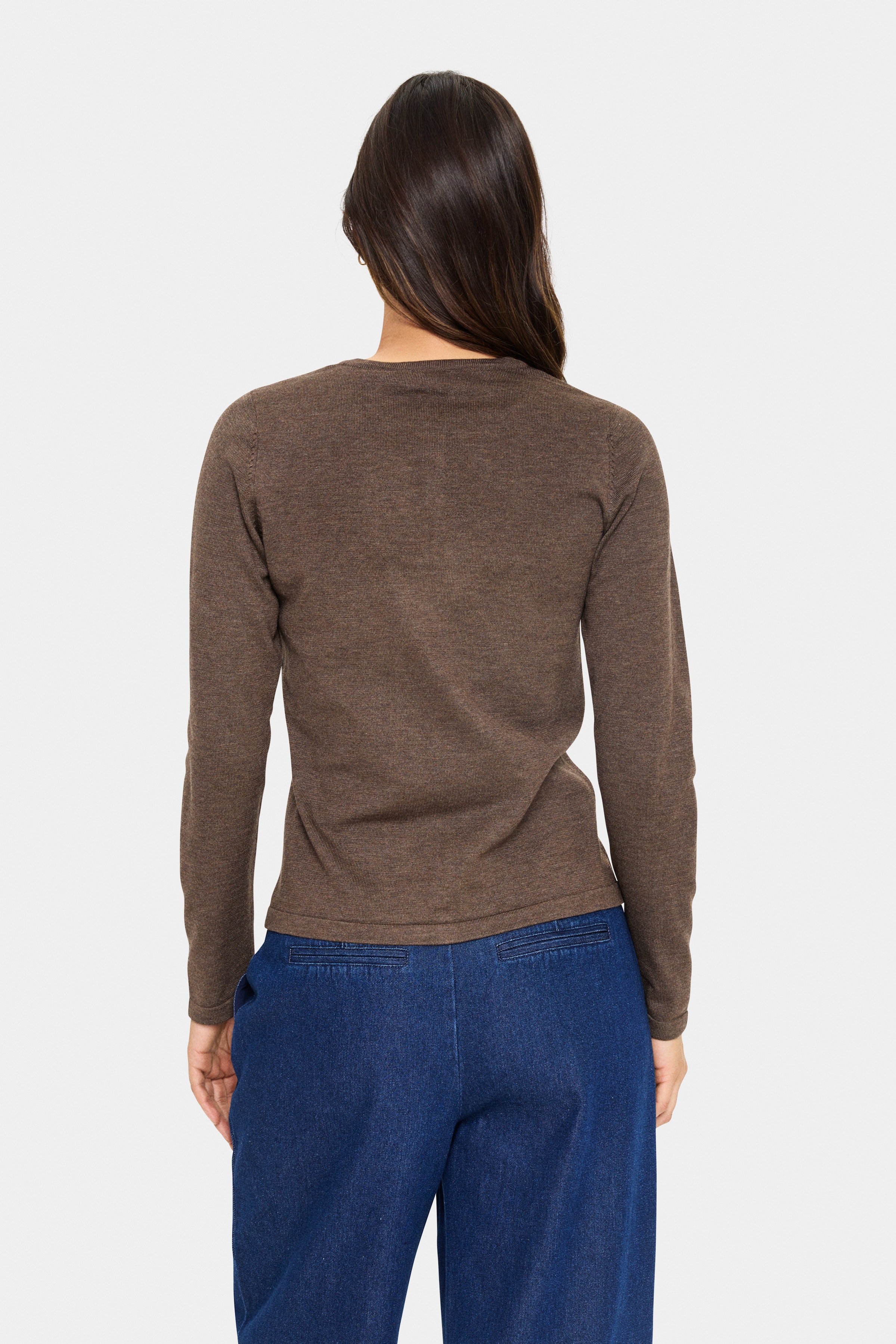 MilaSZ R-Neck Cardigan LOOKBOOK BACK 30500005-1908101