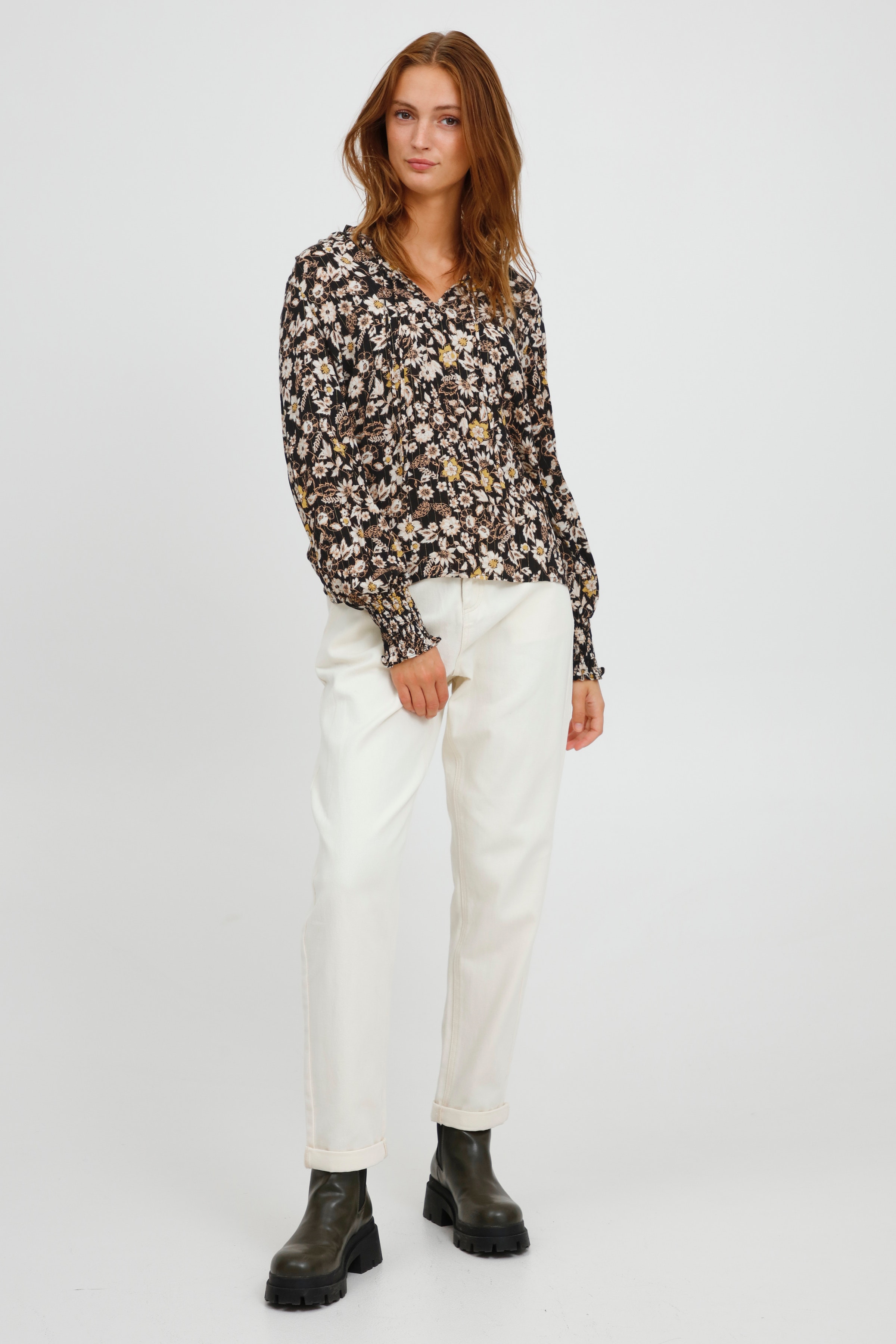 Langarm-Bluse LOOKBOOK FRONT 20810166-200899