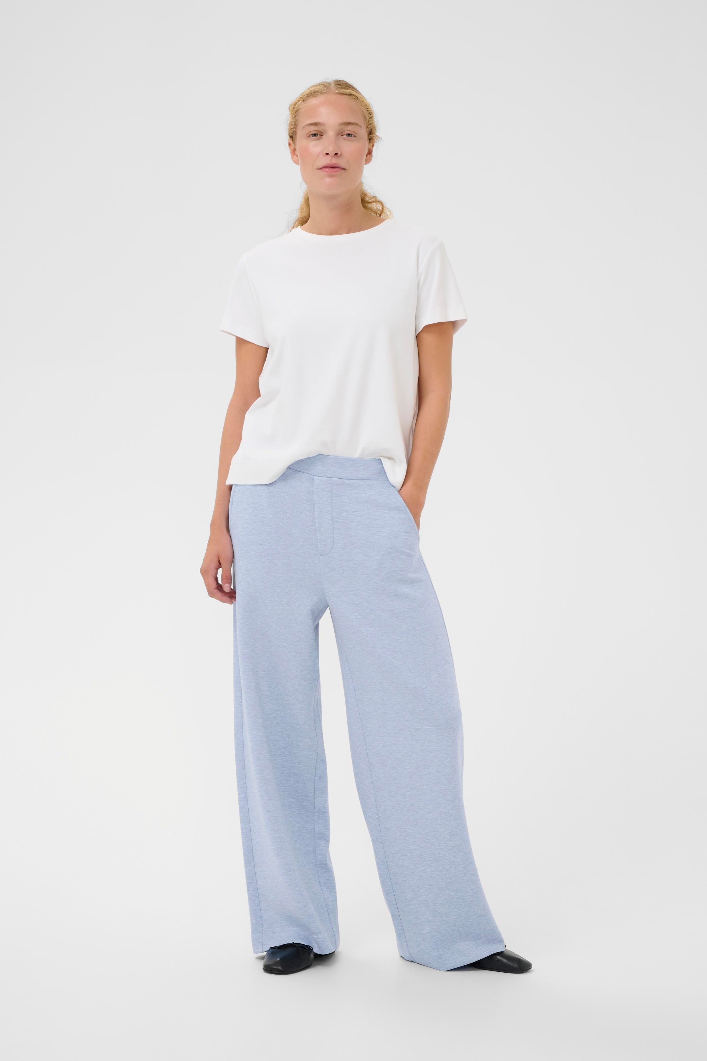 GincetteIW Melange Trousers LOOKBOOK DETAIL 30110741-1640221
