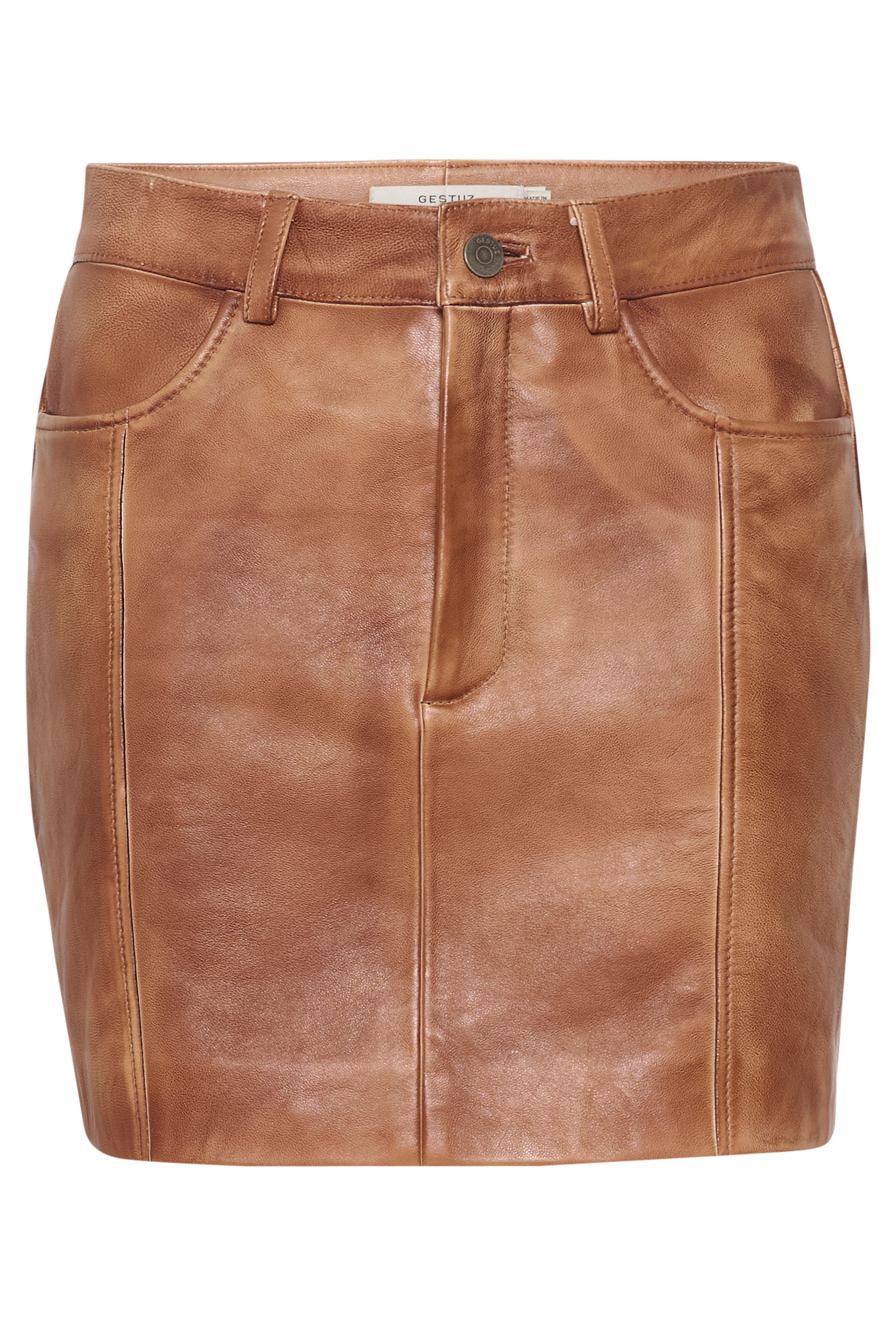 LucinaGZ Leather skirt PACK FRONT 10909246-105698