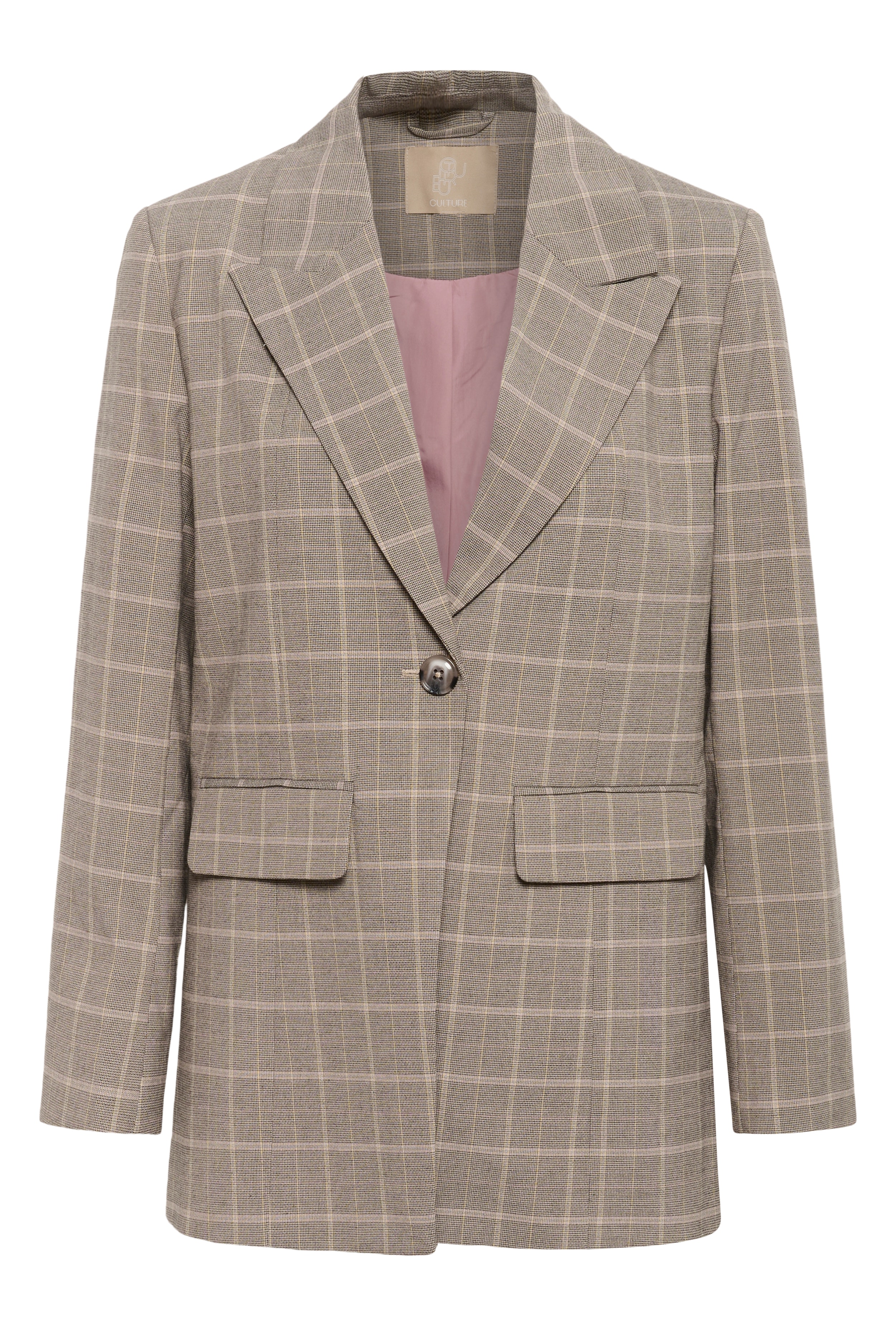 CUarlinda Geruite blazer PACK FRONT 50112645-500102