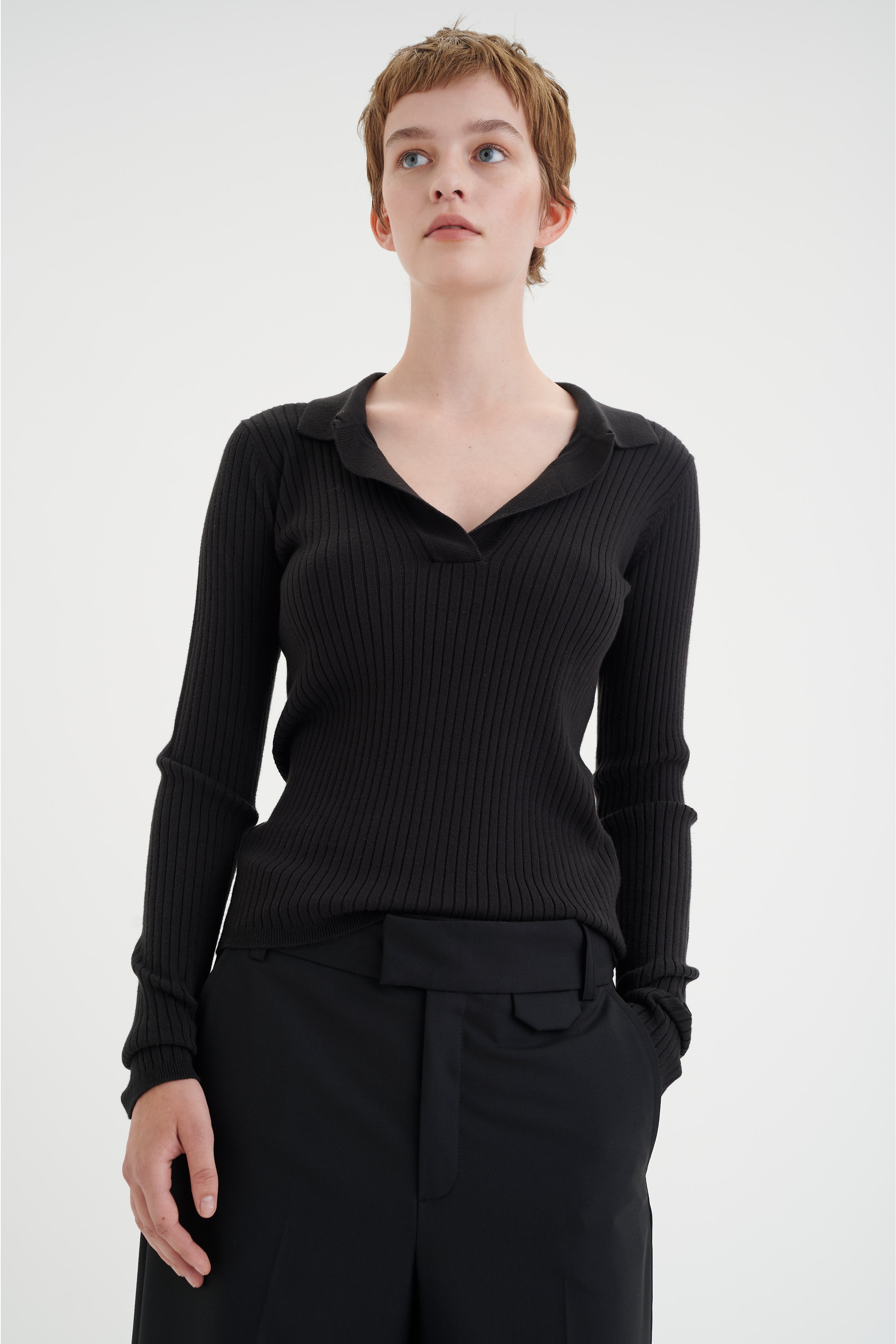 TrinneIW Stickad pullover LOOKBOOK FRONT 30106509-194008