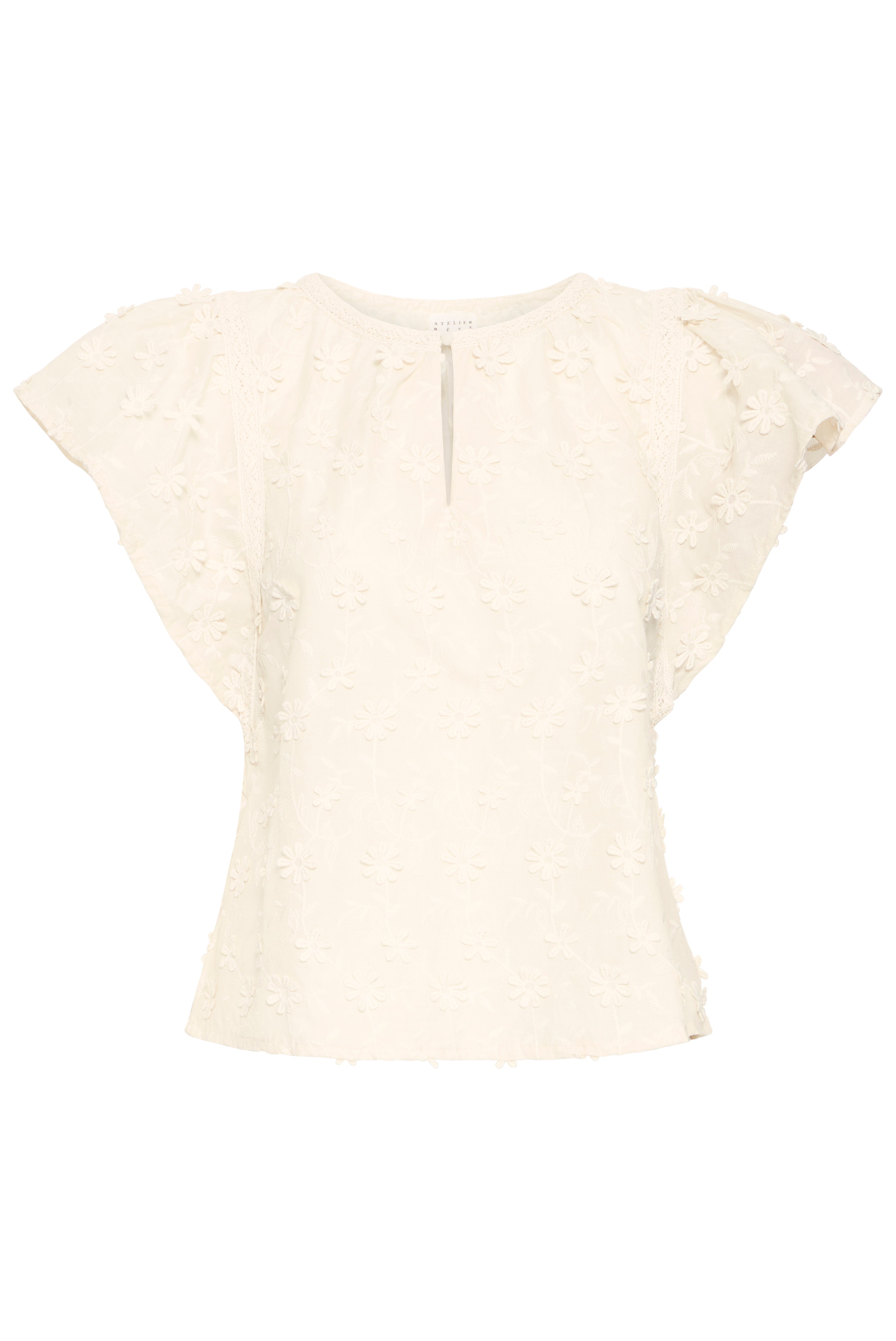 IRLIANE Blouse with short sleeve PACK FRONT 20122626-130905