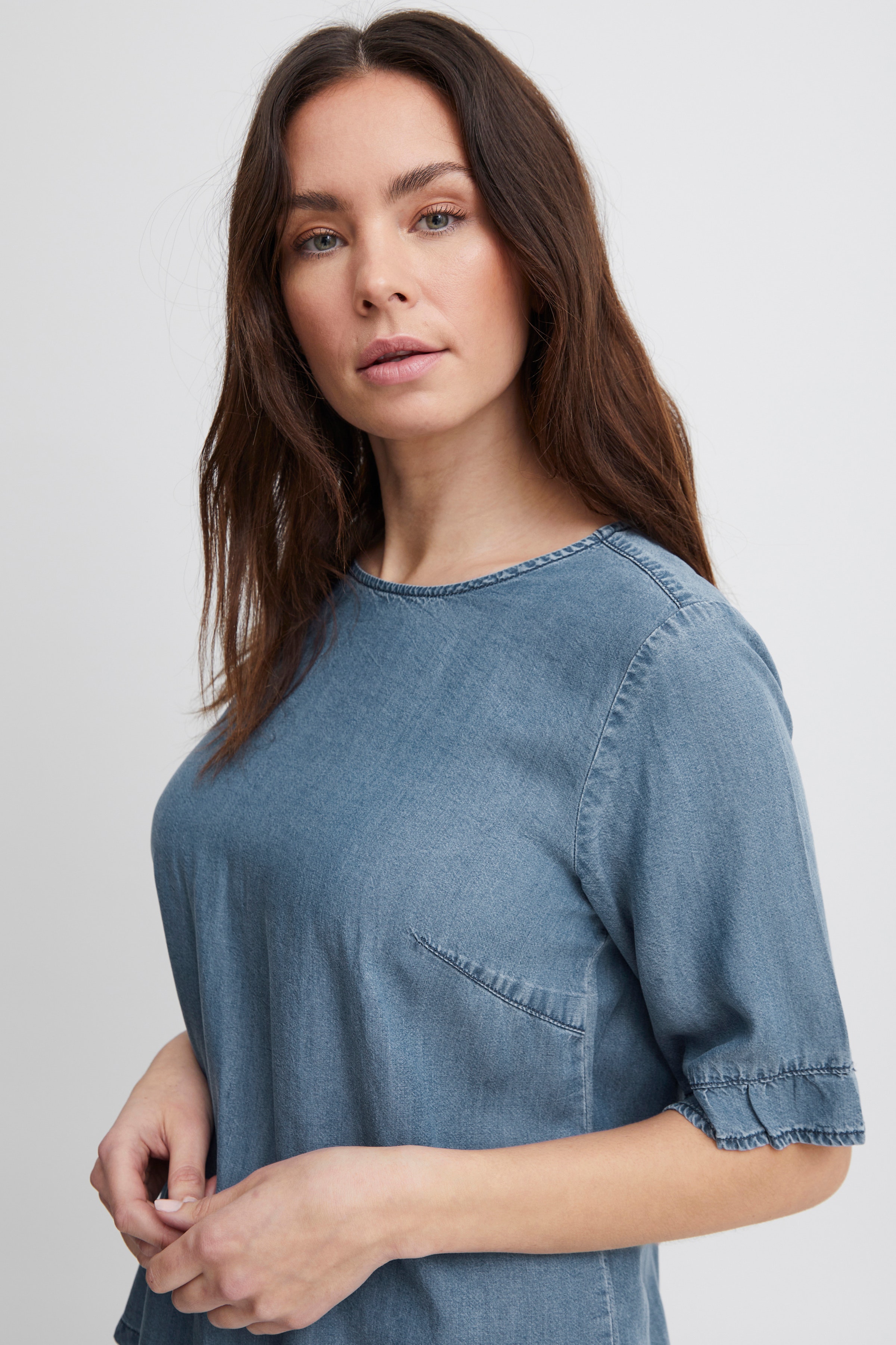 Kortärmad blus LOOKBOOK DETAIL 50207364-200008