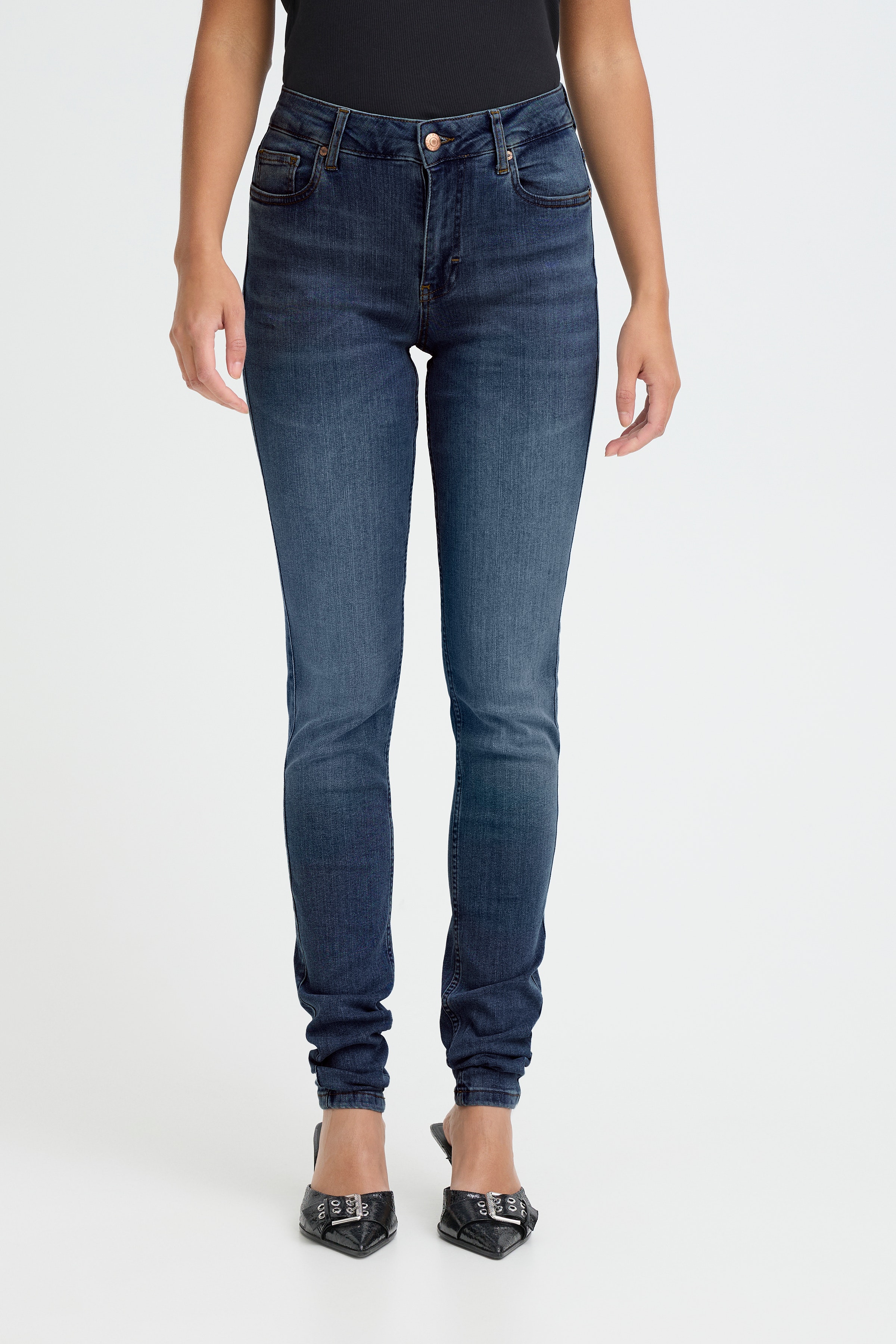 PZEMMELINA HW Jeans Skinny Leg LOOKBOOK FRONT 50207163-200005