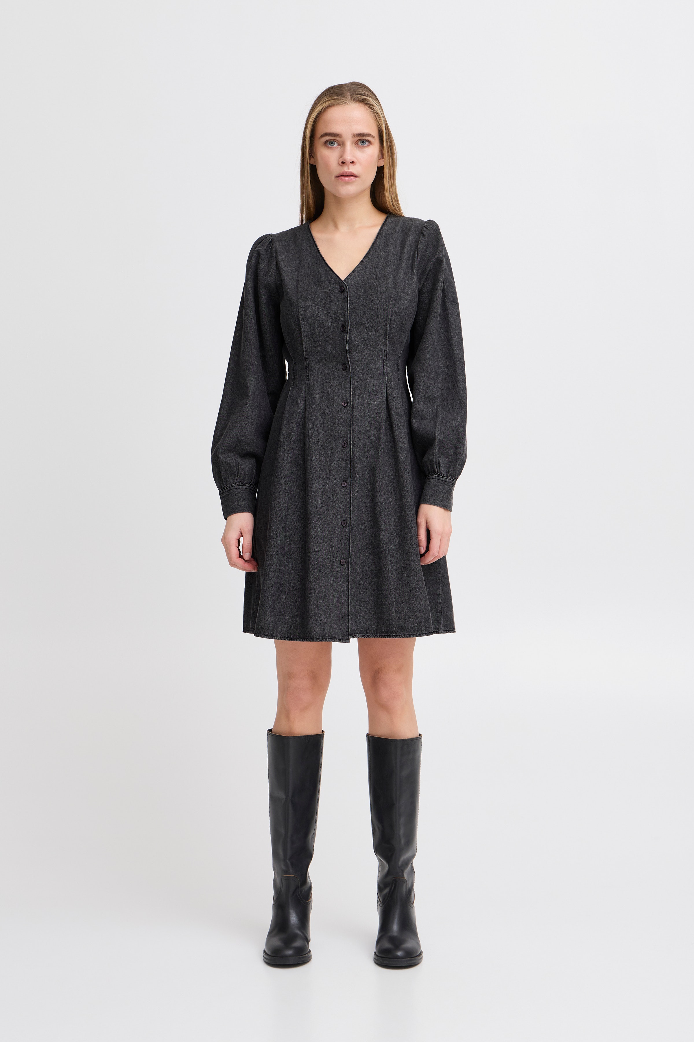 IHARCHER Denim dress LOOKBOOK FRONT 20122617-200341