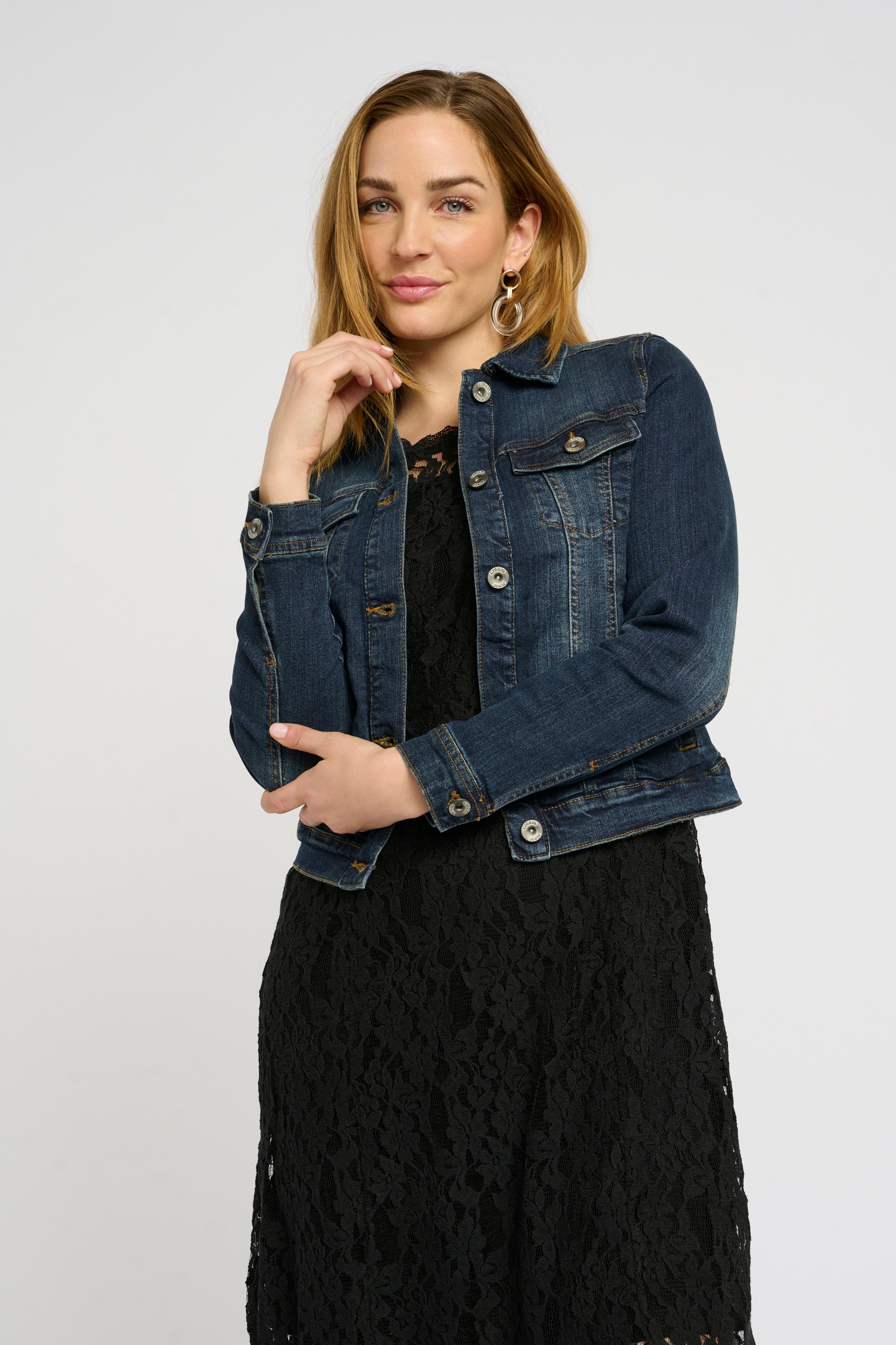 Denimjakke LOOKBOOK FRONT 10650245-60102