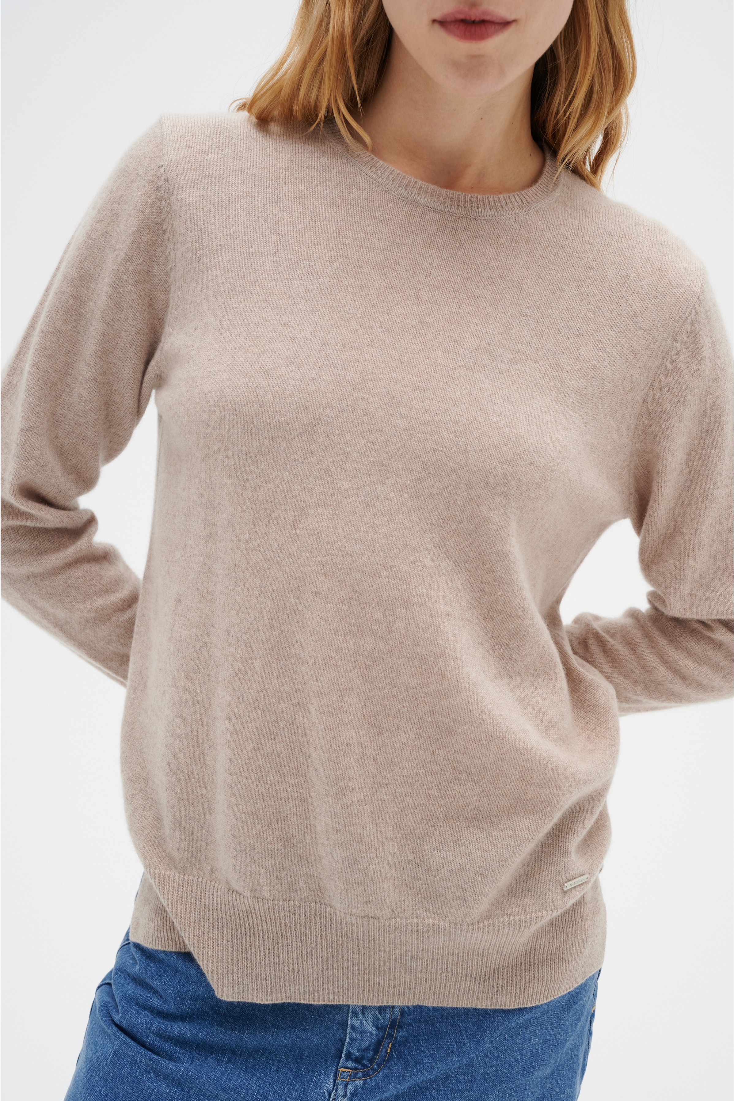 LukkaIW Crew-neck Kashmir Pullover LOOKBOOK DETAIL 30107629-10110