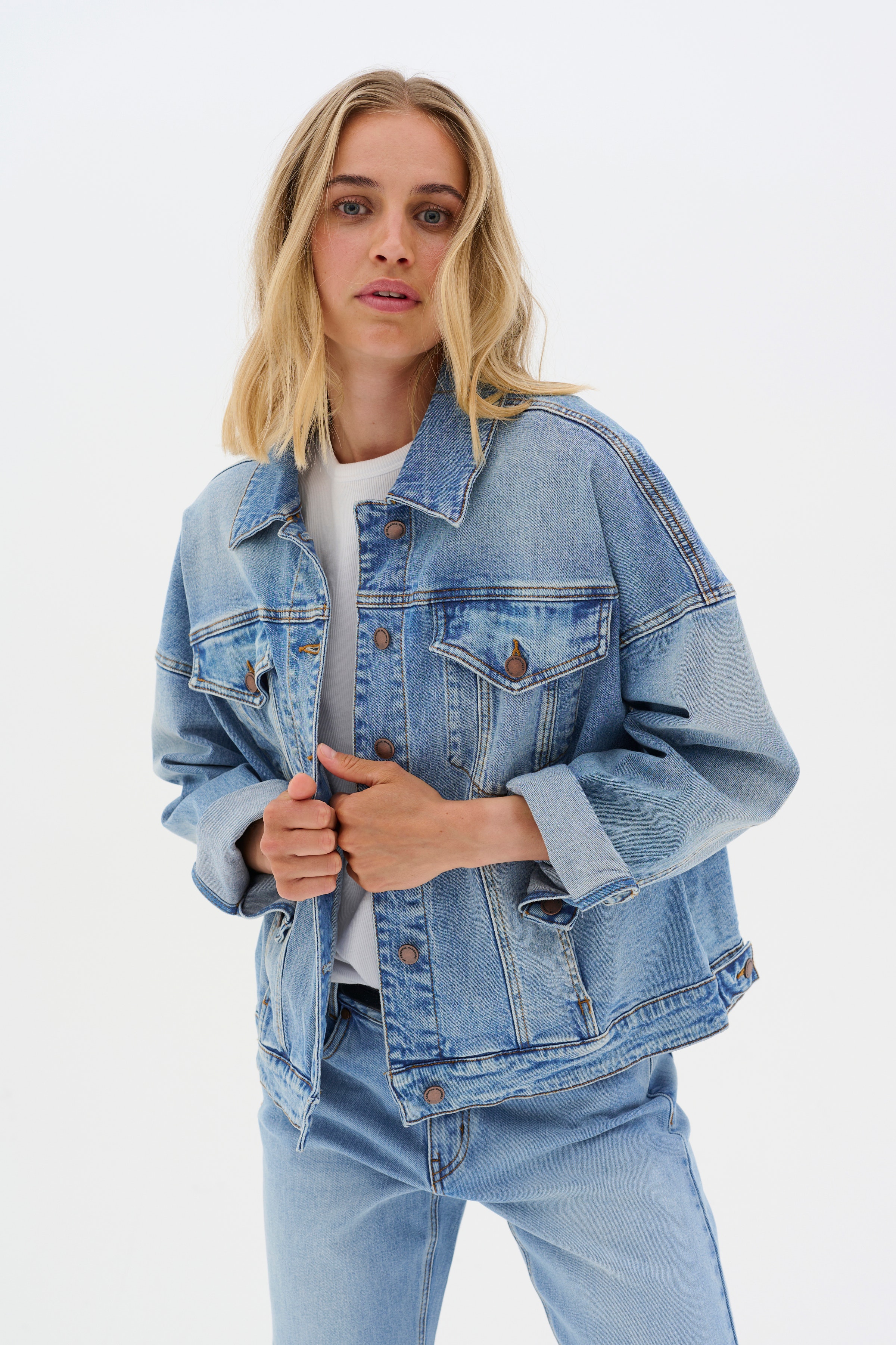 DangoMW Denim jacket LOOKBOOK FRONT 10704654-100046