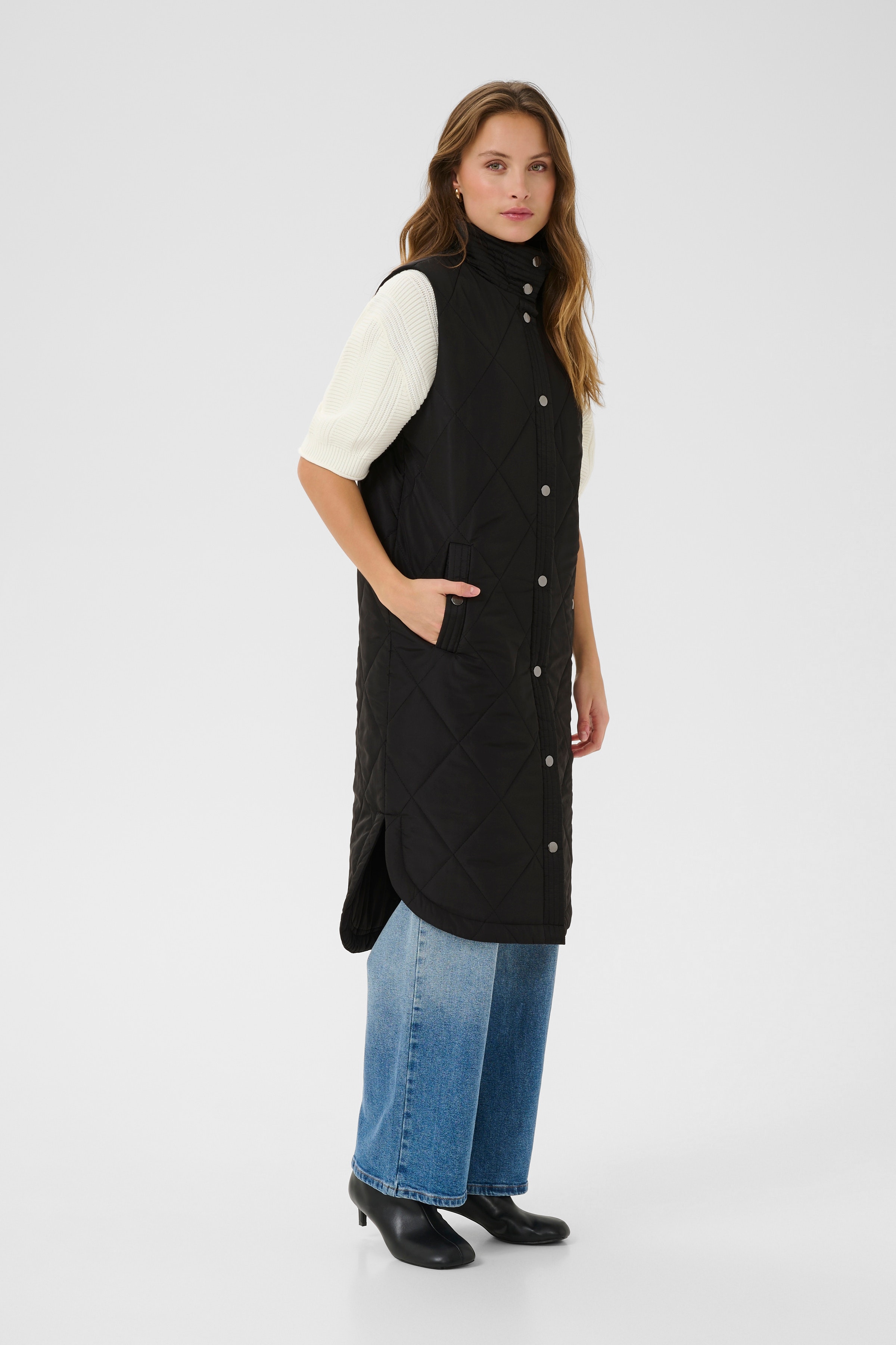KAmeria Warme Weste LOOKBOOK FRONT 10505686-100121