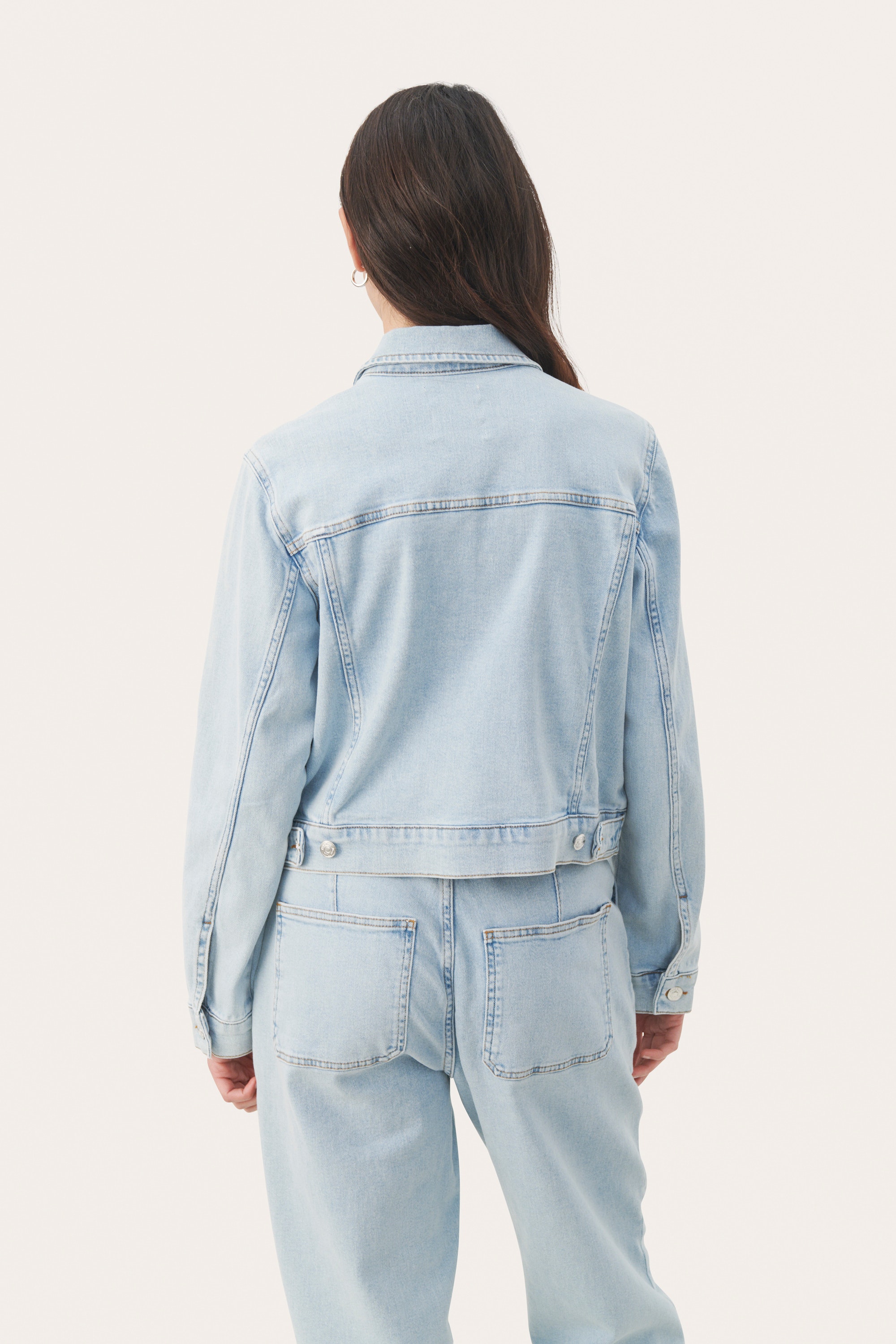 FrederikkaPW Denim jacket LOOKBOOK BACK 30308506-300146