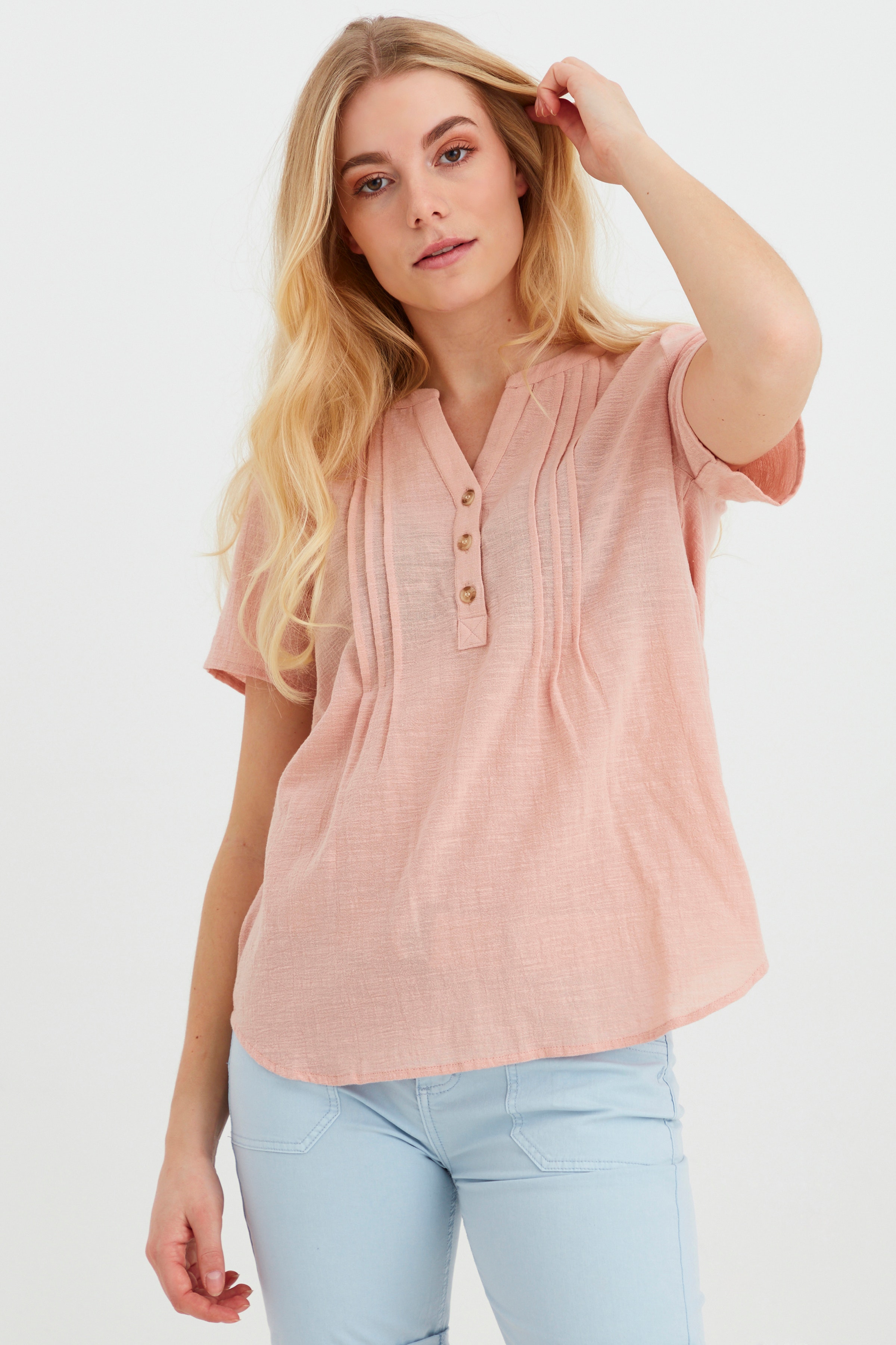 Kortærmet bluse LOOKBOOK FRONT 20609691-151512