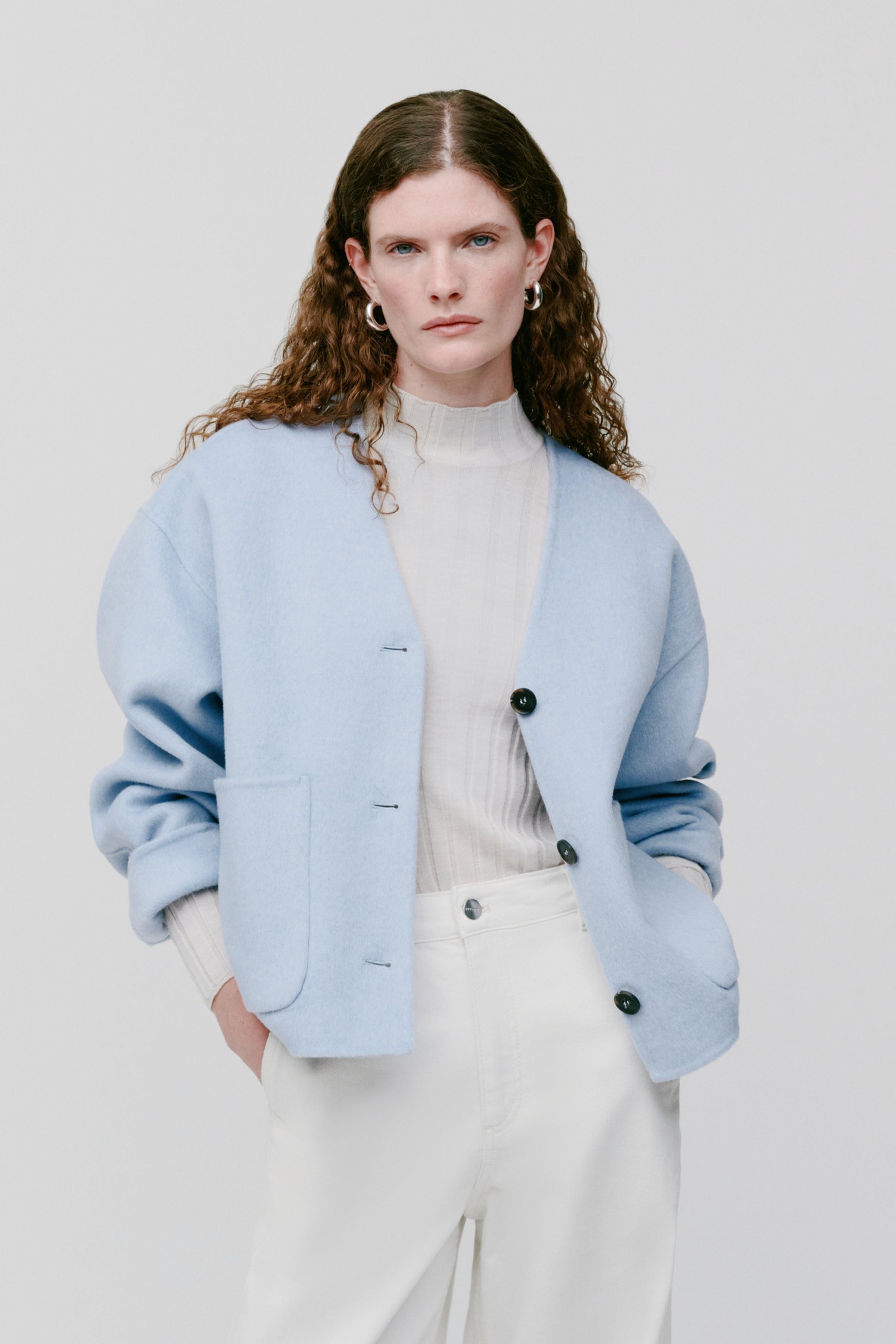 JENEVA Kåpe LOOKBOOK FRONT 30600773-BL833