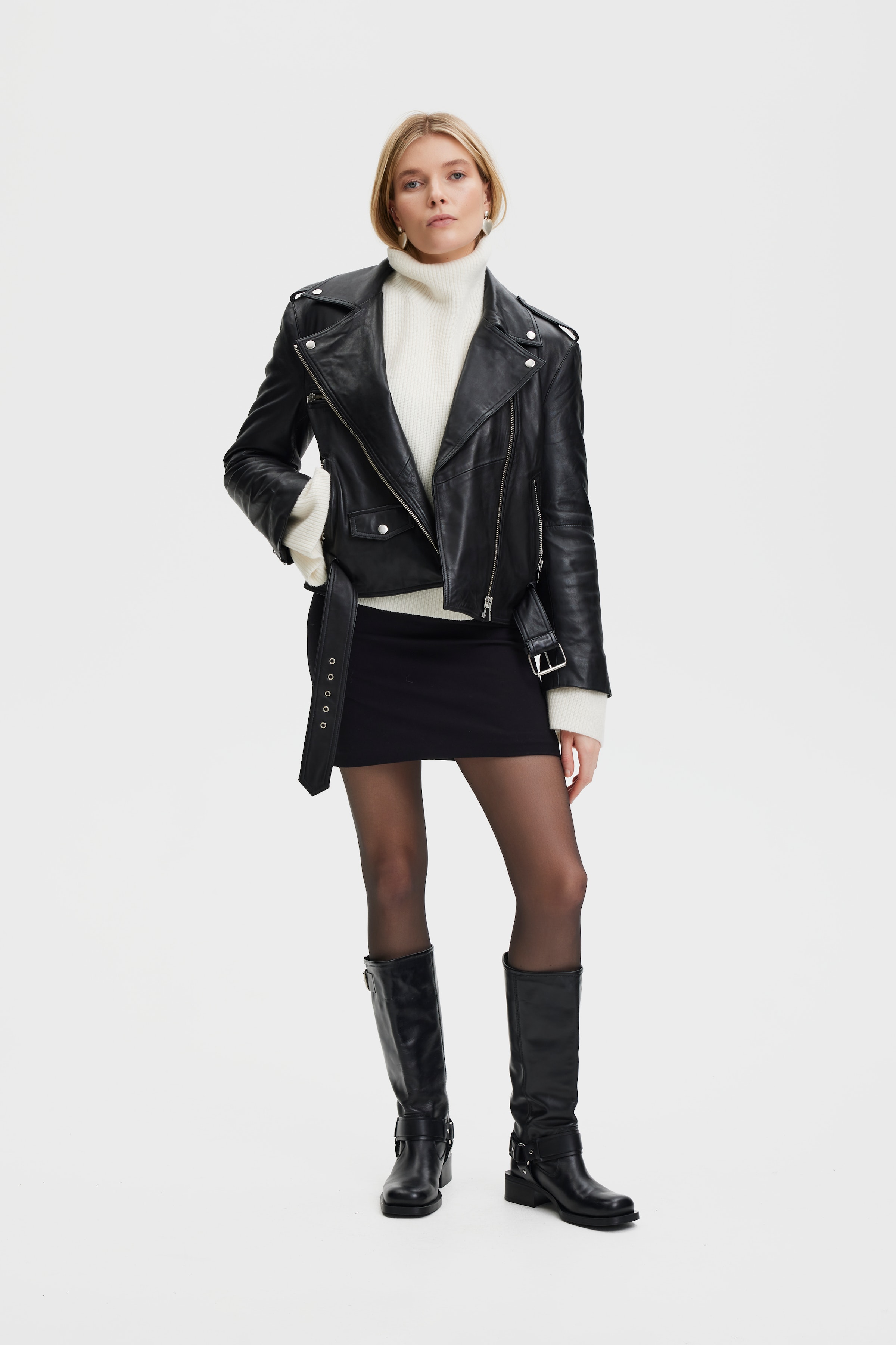 MadiGZ Læderjakke LOOKBOOK FRONT 10906720-100017