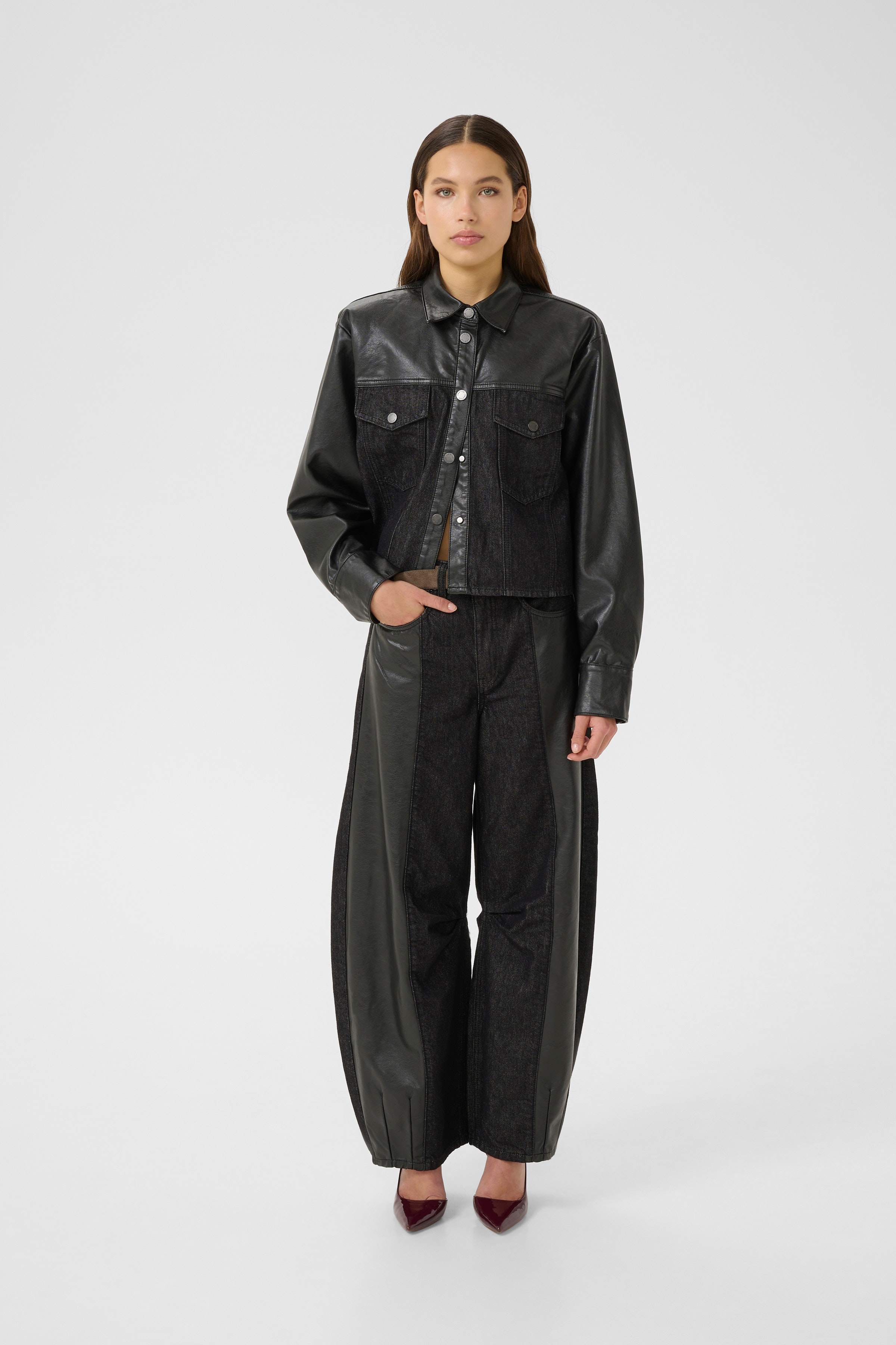 GZjunia Barrel jeans LOOKBOOK FRONT 10910571-100017