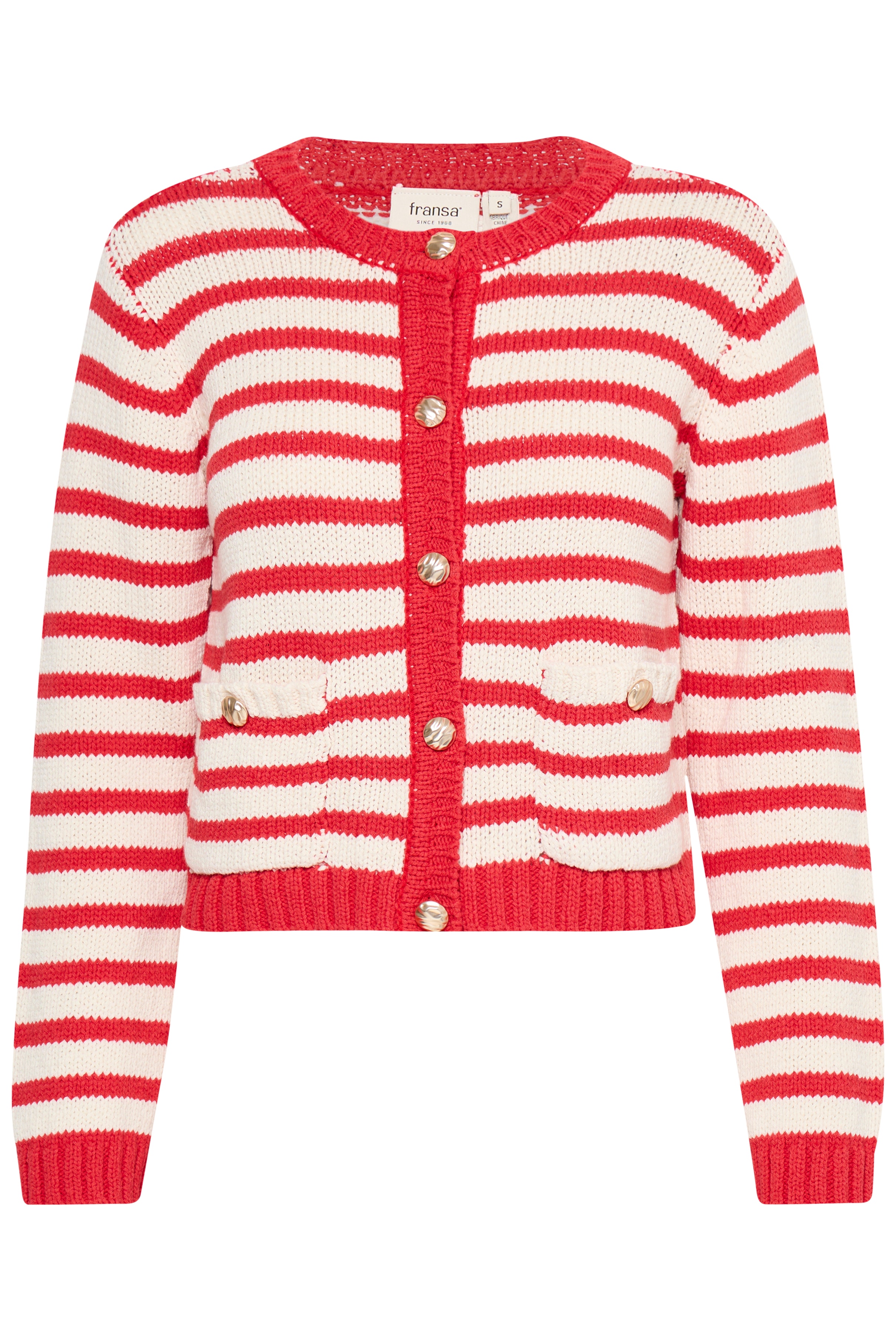 FRBELINDA CAR 1 Knitted cardigan PACK FRONT 20615113-201203