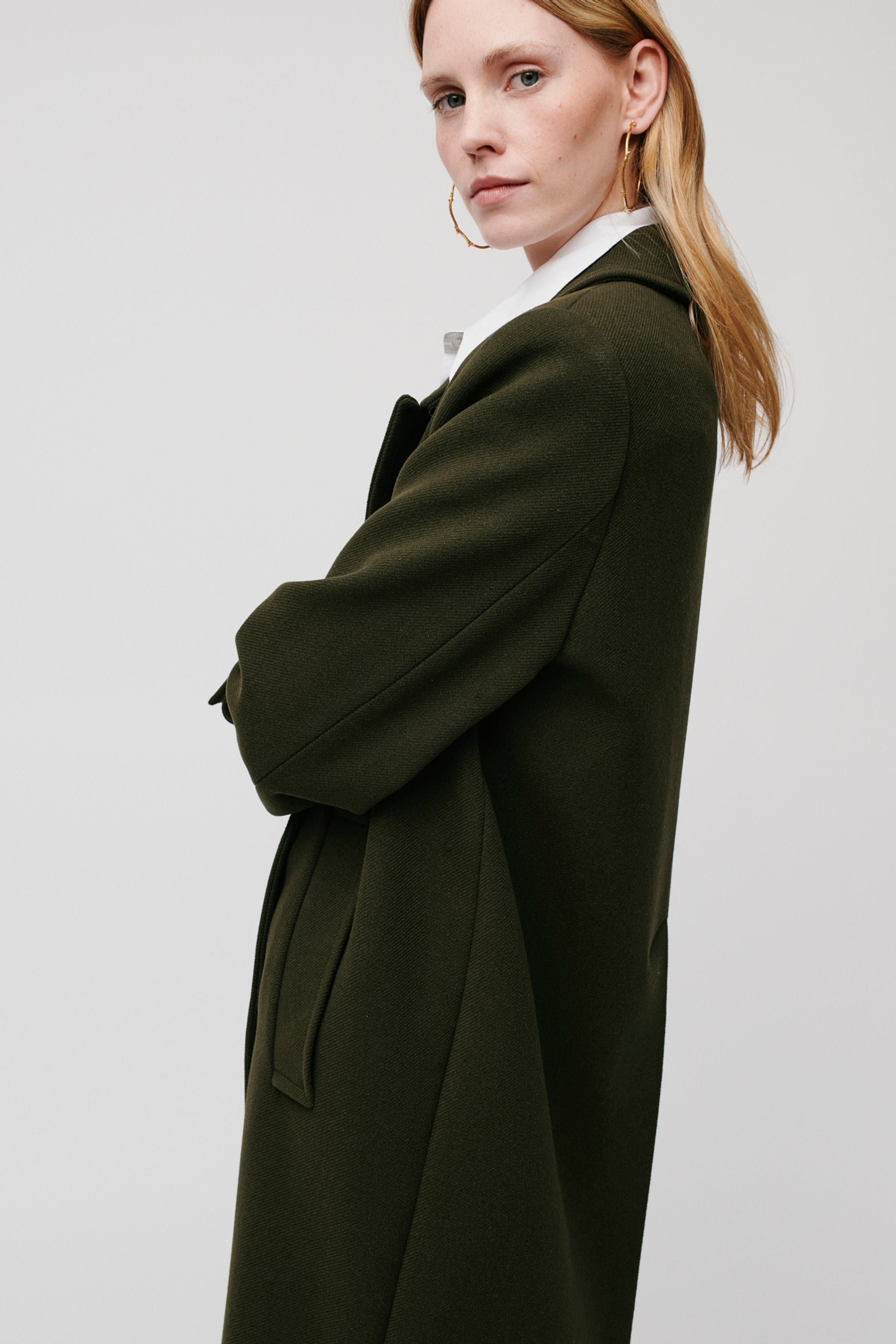 CLEMENCE Kåpe LOOKBOOK FRONT 30600180-GR598