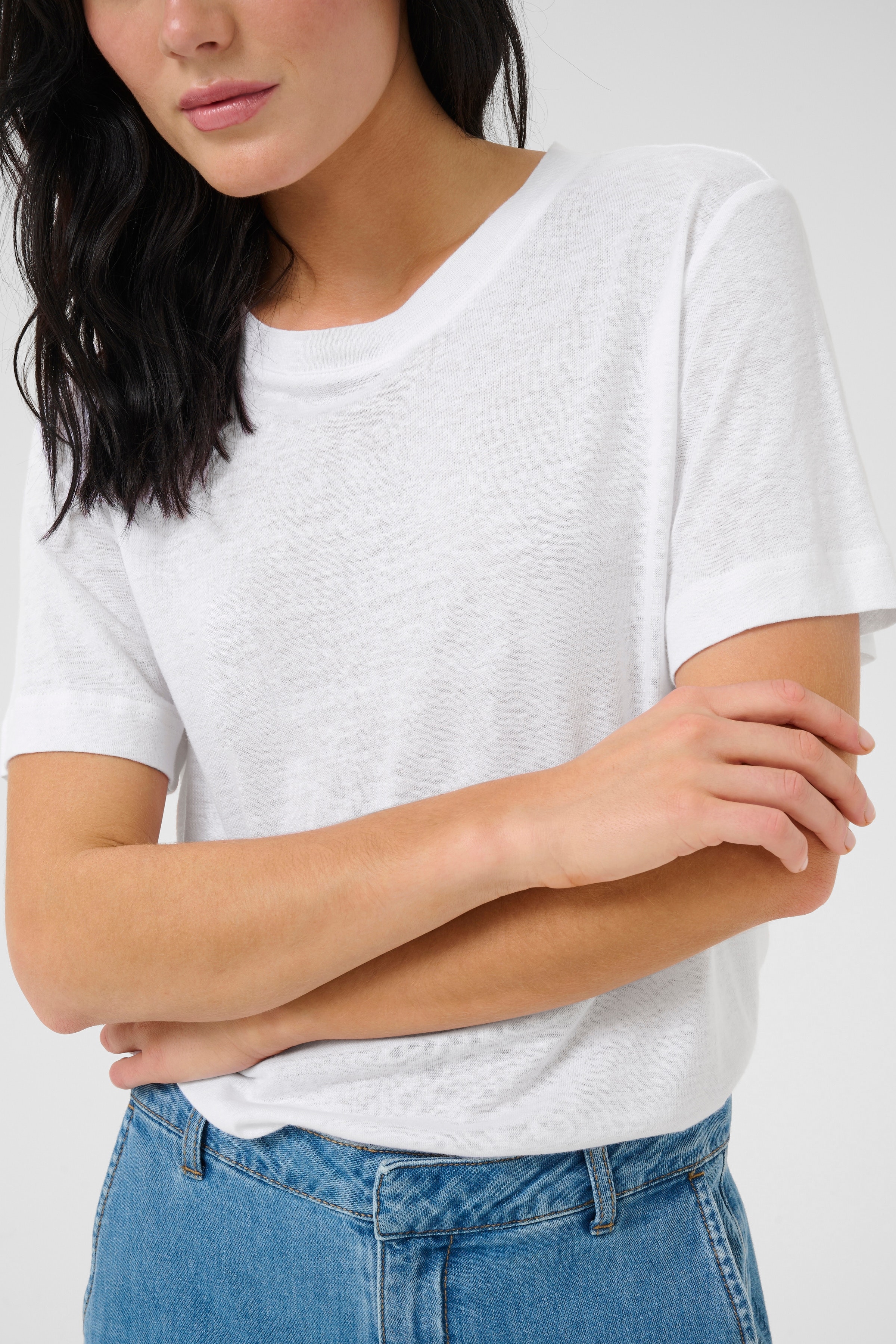 LisaMW Linen T-shirt LOOKBOOK DETAIL 10704762-110601